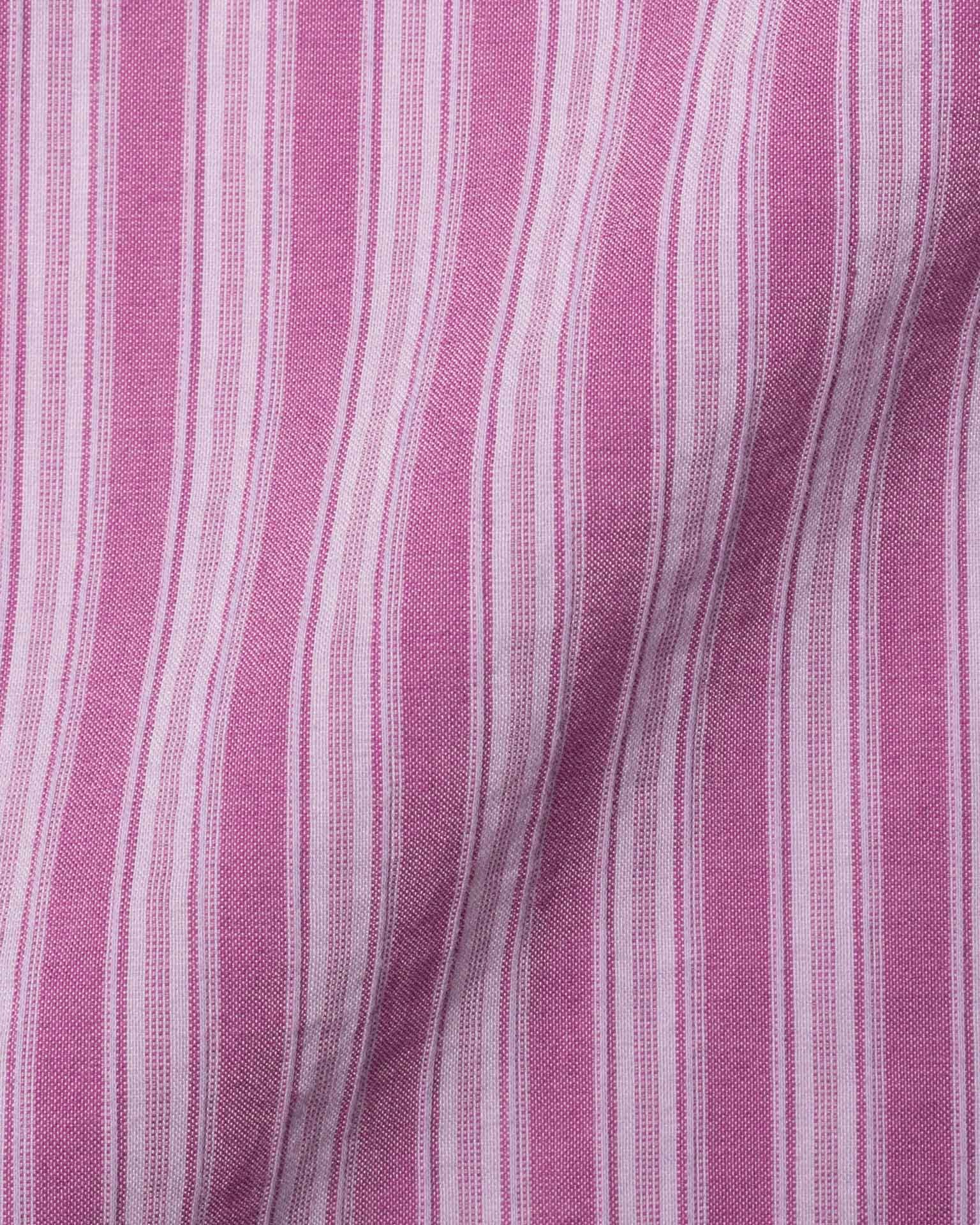 JAY KOS New York Mallow Striped Cotton-Silk Shirt EU 42 US 16.5 JAY KOS
