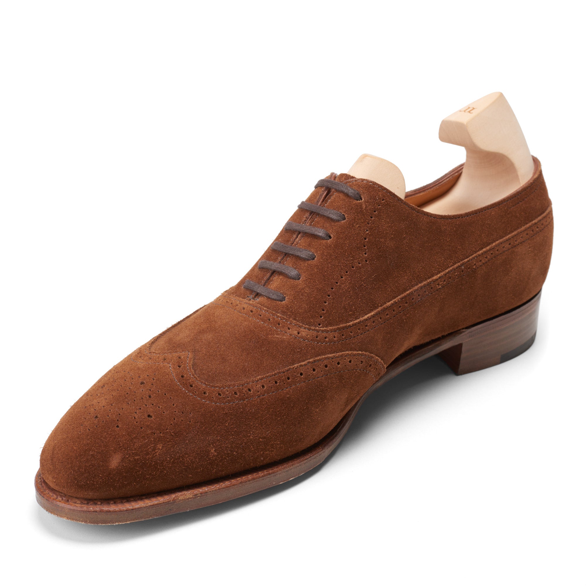 JOHN LOBB By REQUEST "Cavendish" Suede Oxford Shoes UK 7.5E US 8.5 Last 7000 JOHN LOBB