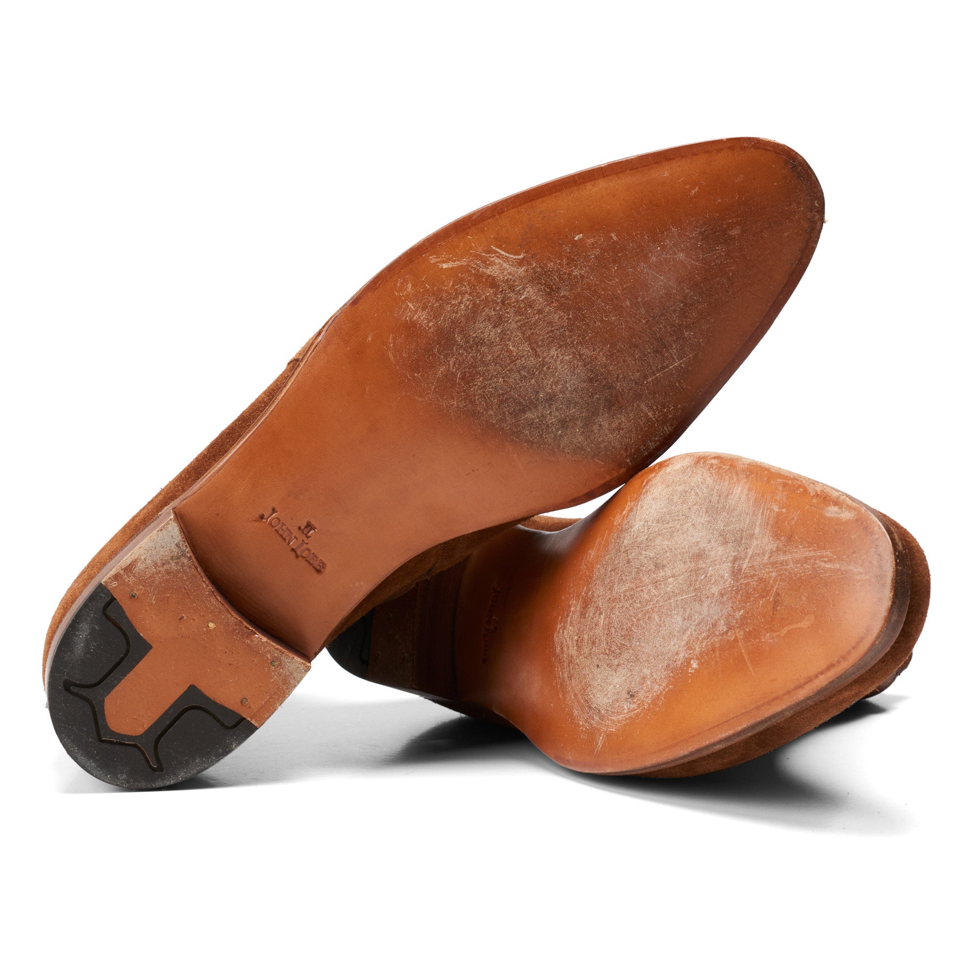 JOHN LOBB By REQUEST "Jodhpur II" Suede Jodhpur Boots UK 7.5E US 8.5 Last 7000B JOHN LOBB