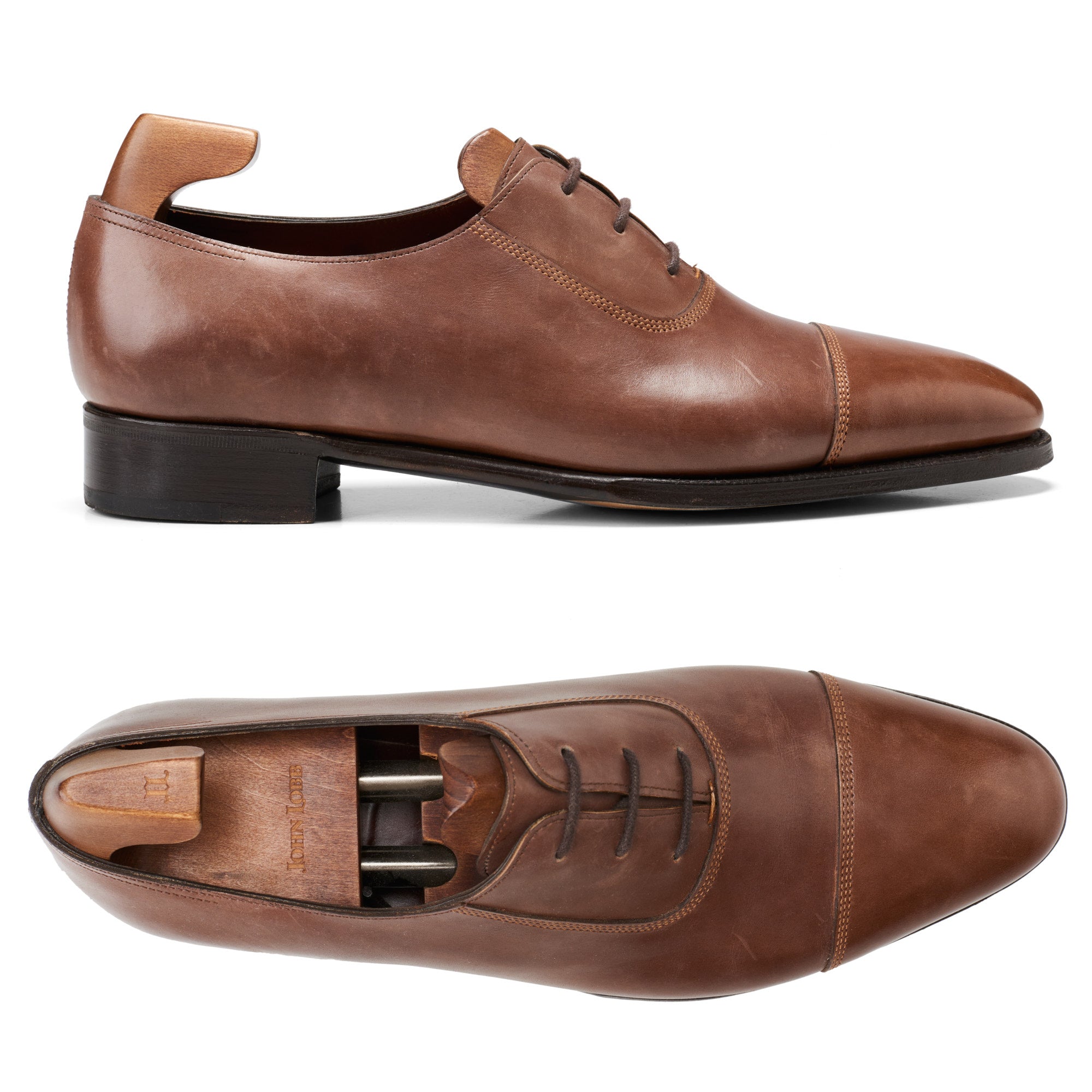 JOHN LOBB "ST CRÉPIN 2014" Limited Ed. Oxford Shoes UK 7.5E US 8.5 Last 7000 JOHN LOBB