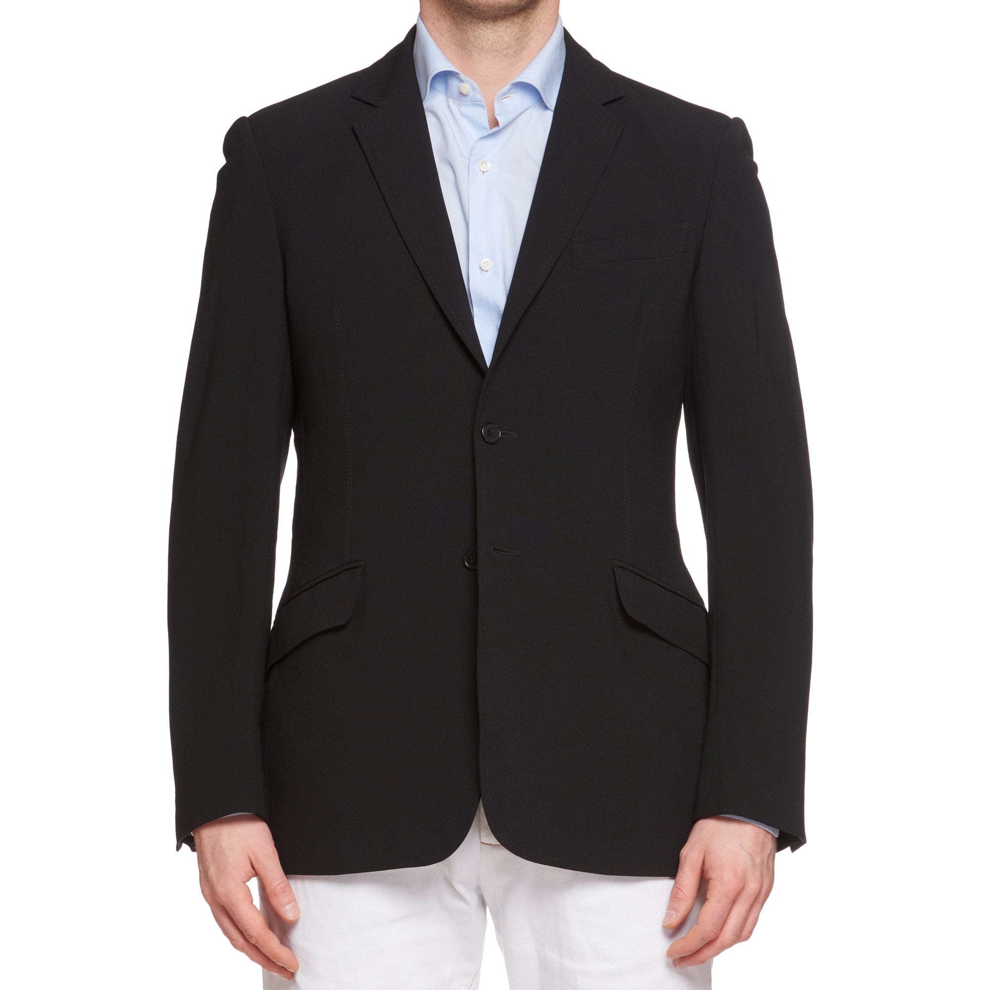 JUST CAVALLI Black Wool Blend Jacket EU 50 US 40 JUST CAVALLI