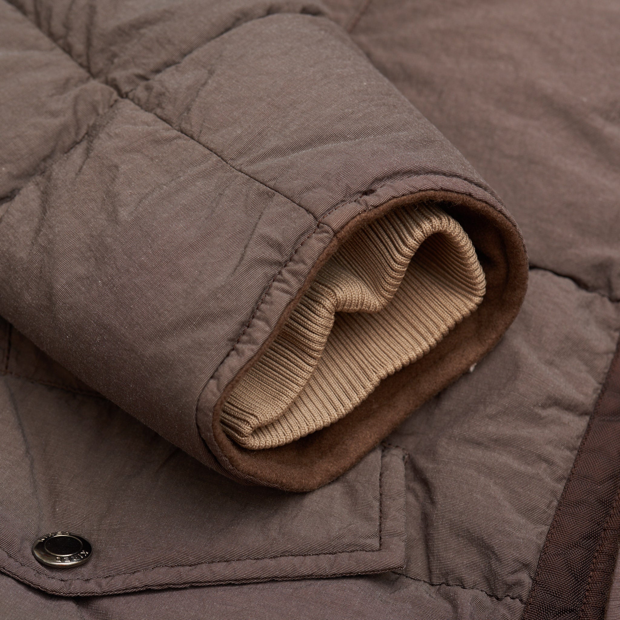 KITON KIRED Brown-Gray Goose Down Hooded Parka Puffer Jacket Coat 50 M KIRED