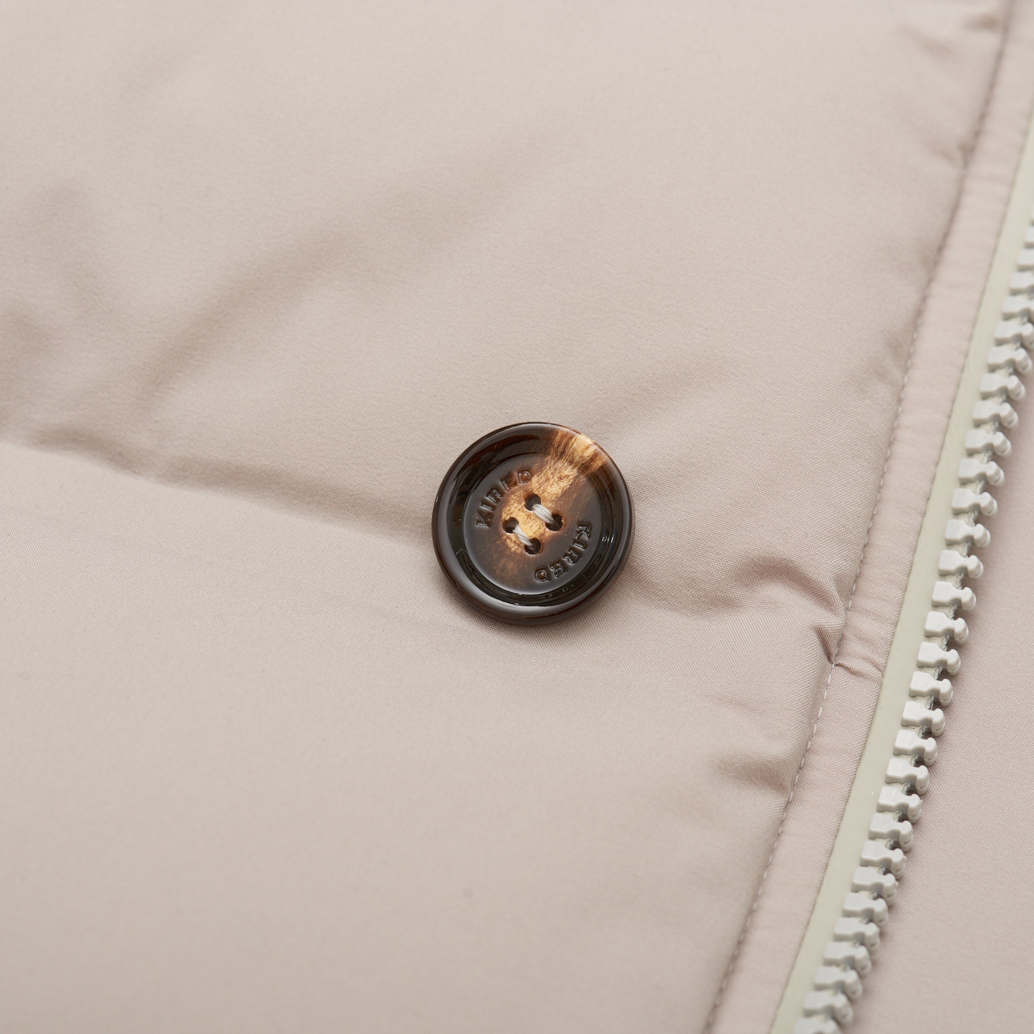 KIRED Tailored Sportswear Gray Goose Down Padded Double Breasted Coat 54 XL KIRED