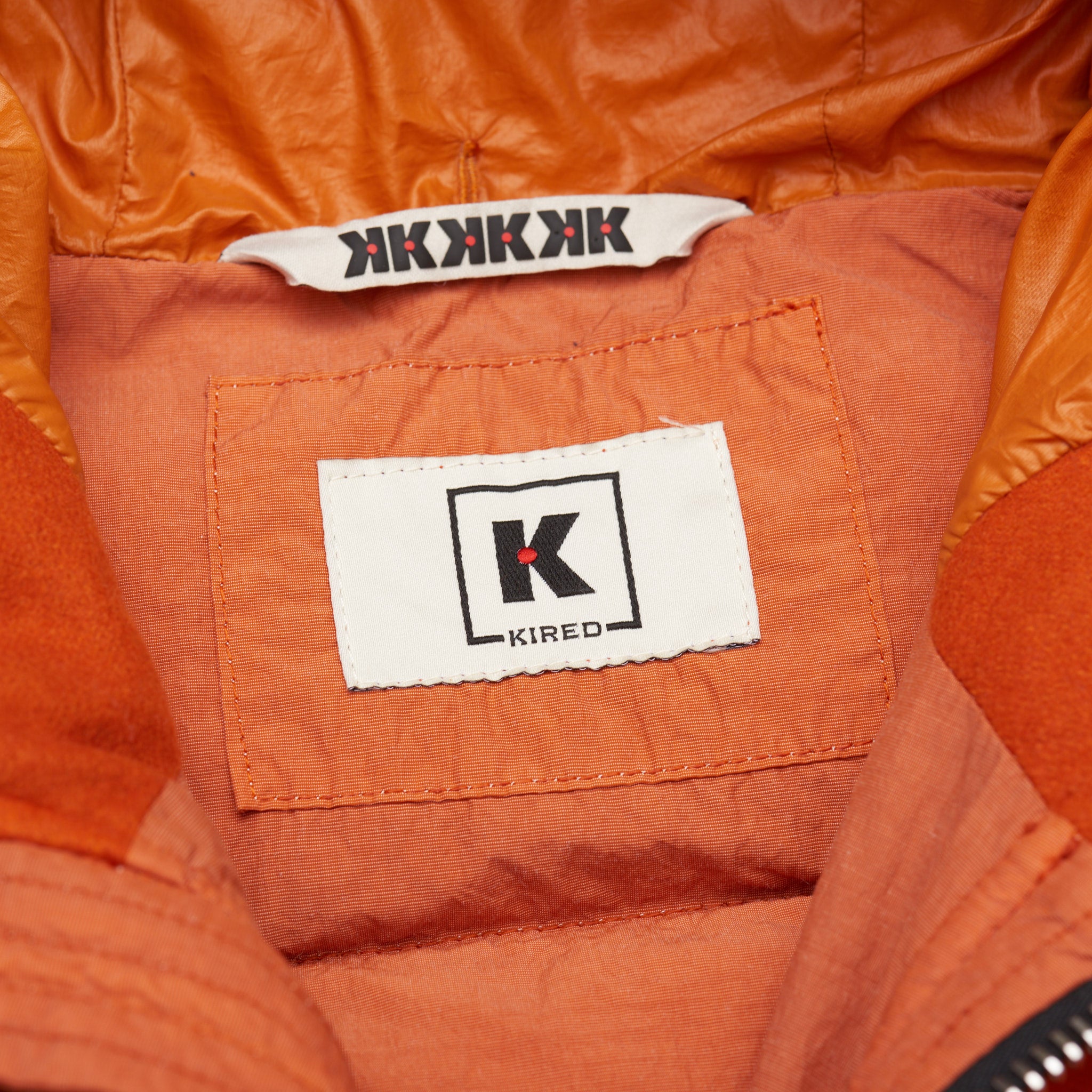 KITON KIRED Orange Goose Down Hooded Parka Puffer Jacket Coat 50 M KIRED