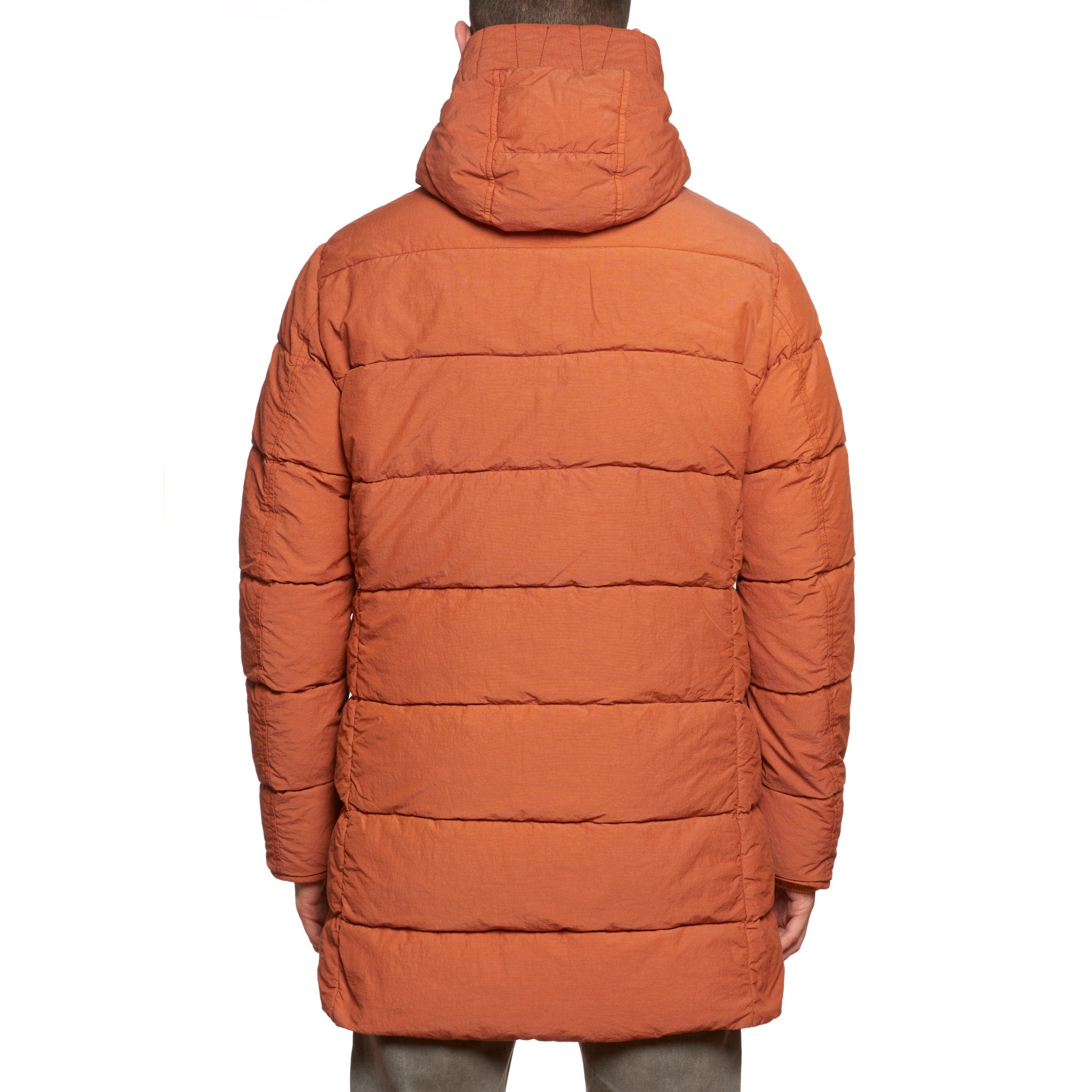 KITON KIRED Orange Goose Down Hooded Parka Puffer Jacket Coat 50 M KIRED