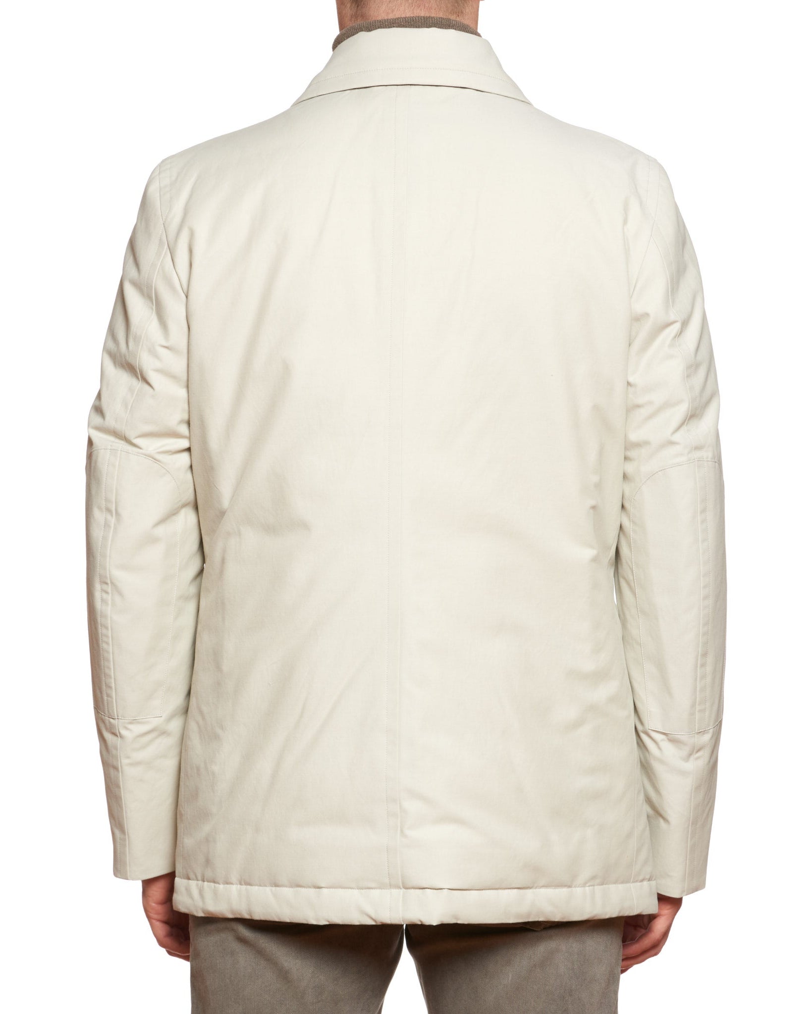KITON KIRED "Oglio" Primaloft Off-White Padded DB Pea Coat Jacket KIRED