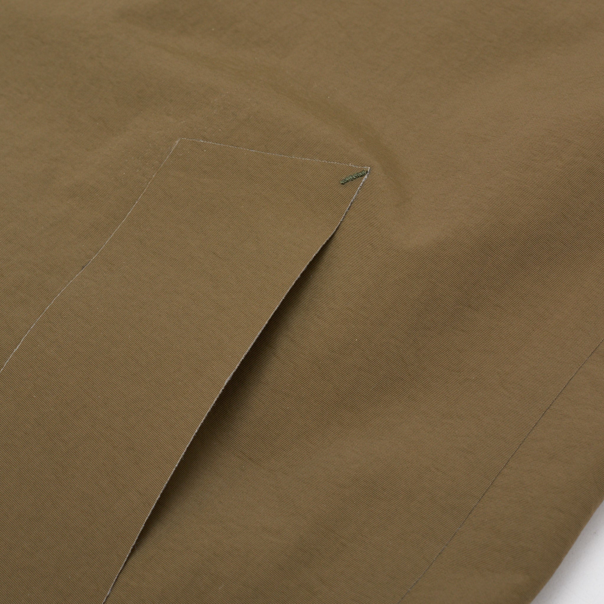 KITON KIRED "Pablo" Olive Laser Cut Technical Rain Jacket Trench Coat KIRED