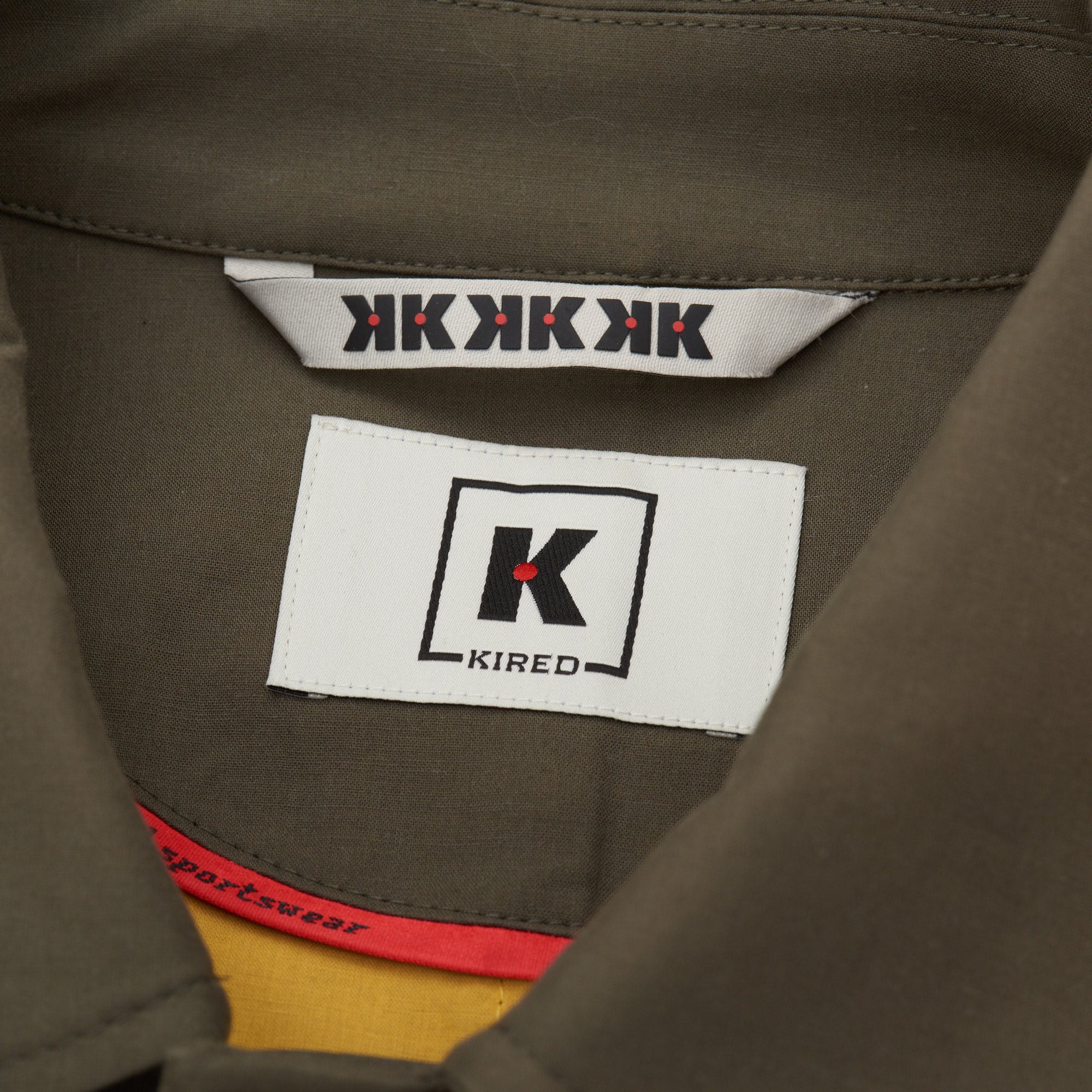 KITON KIRED "Emery" Olive Cotton Blend Trench Coat EU 50 US M KIRED