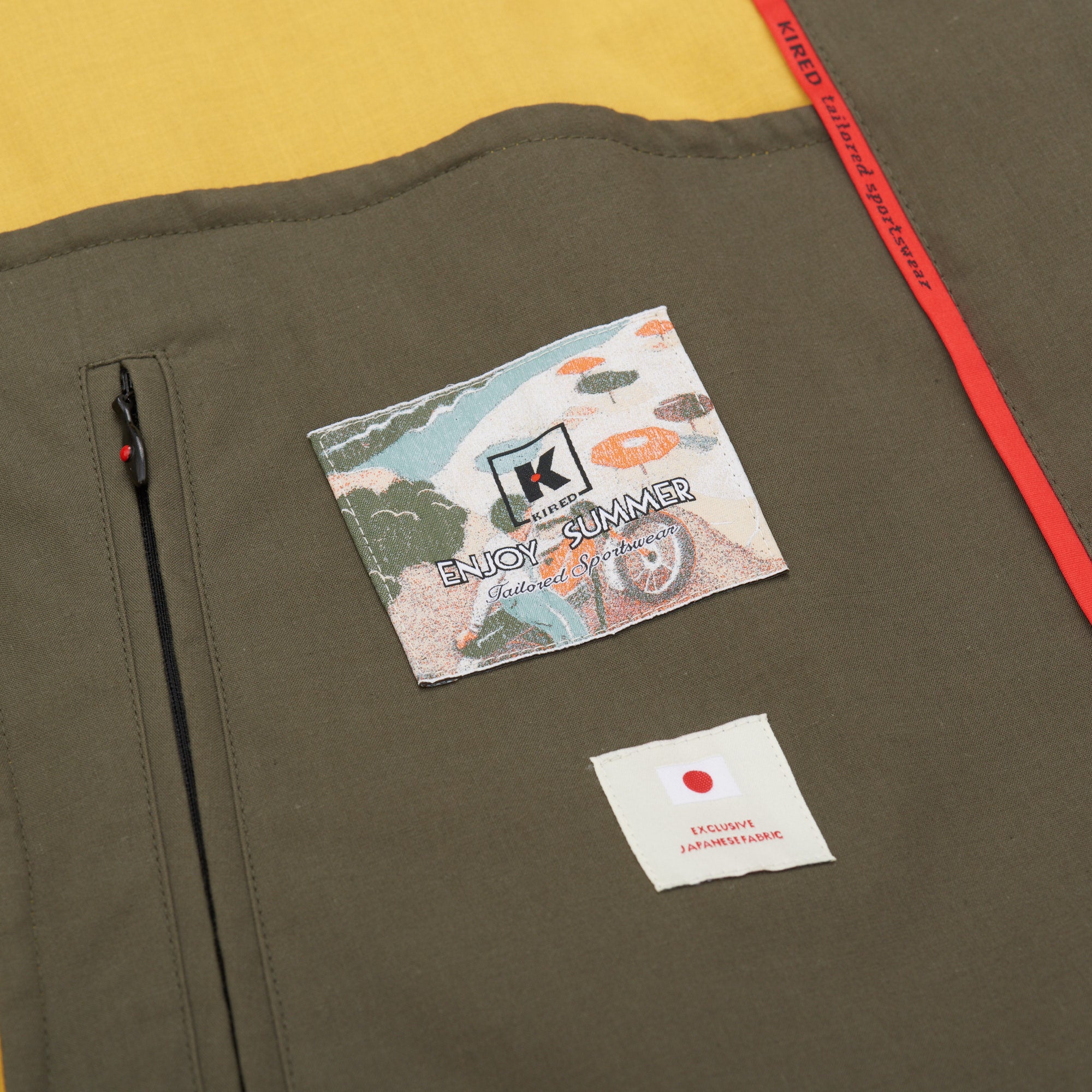 KITON KIRED "Emery" Olive Cotton Blend Trench Coat EU 50 US M KIRED