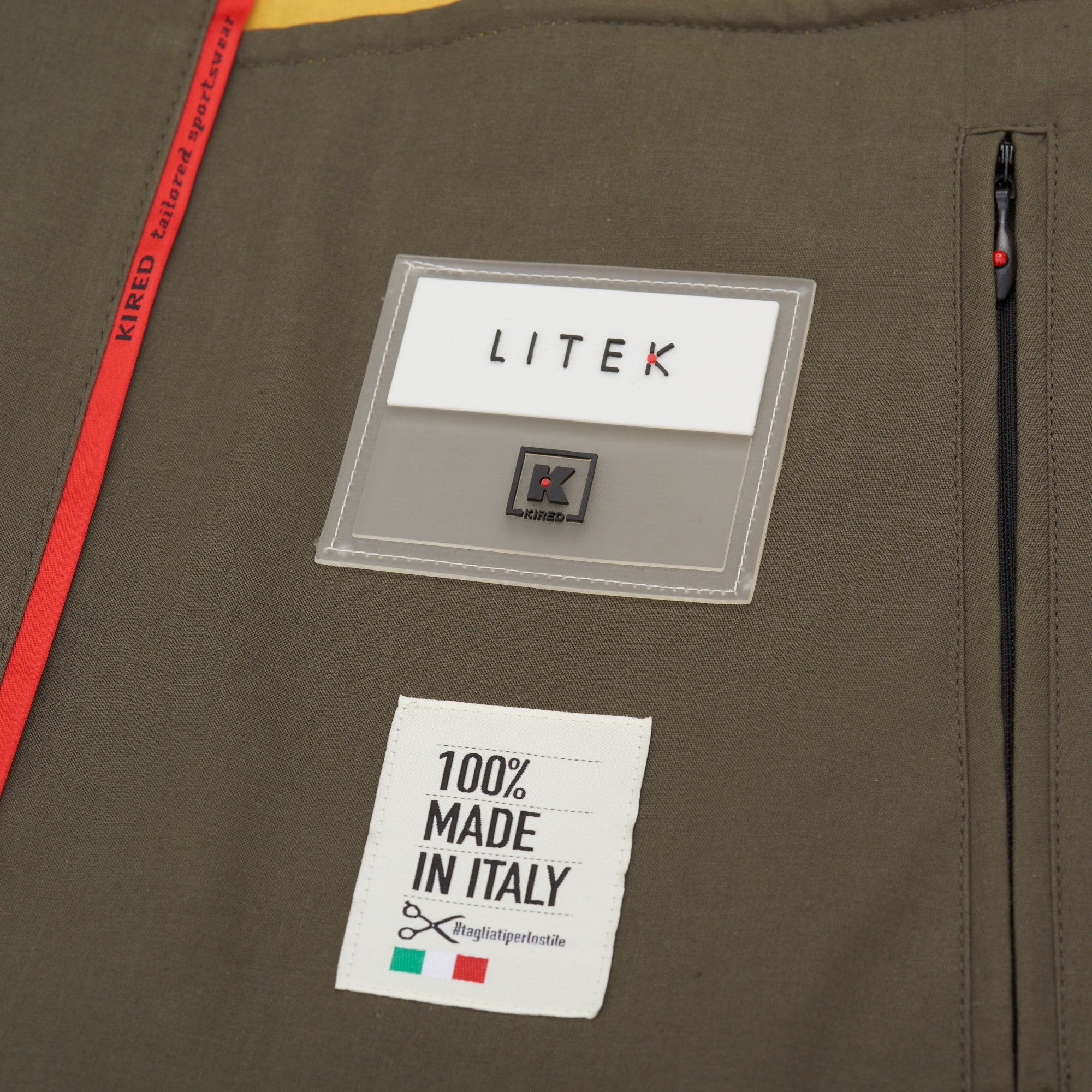 KITON KIRED "Emery" Olive Cotton Blend Trench Coat EU 50 US M KIRED