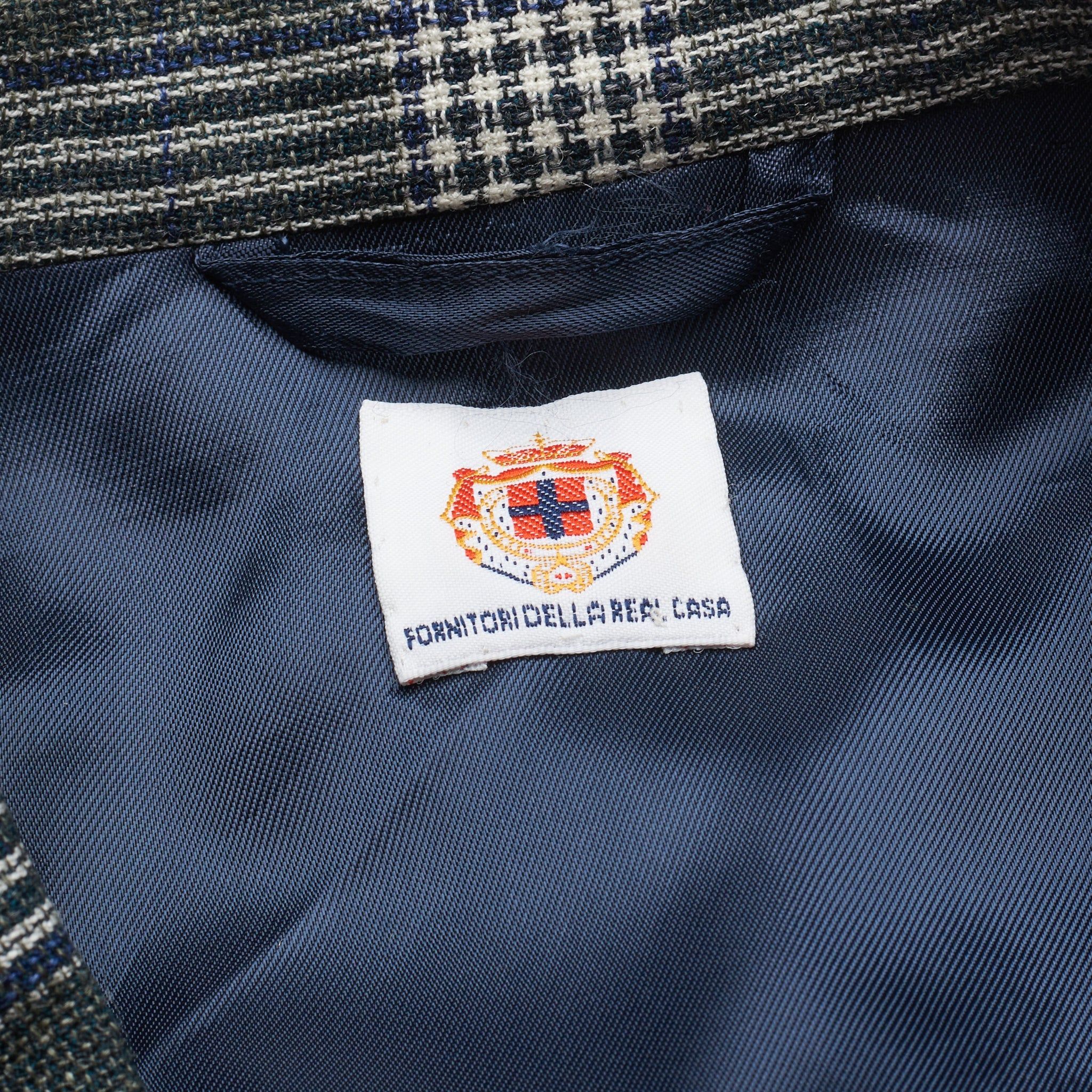 LUIGI BORRELLI Napoli "PROCIDA" Green Plaid Wool-Linen-Silk Jacket 52 NEW US 42 LUIGI BORRELLI