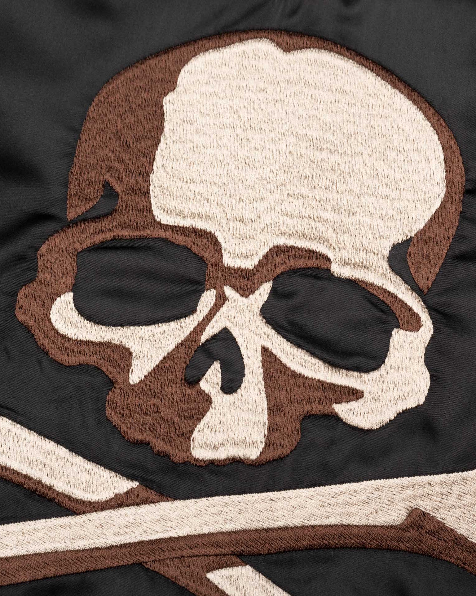 MASTERMIND JAPAN for "CROWS ZERO II" Theater8 Black-Gold Silk Jacket Size L MASTERMIND JAPAN