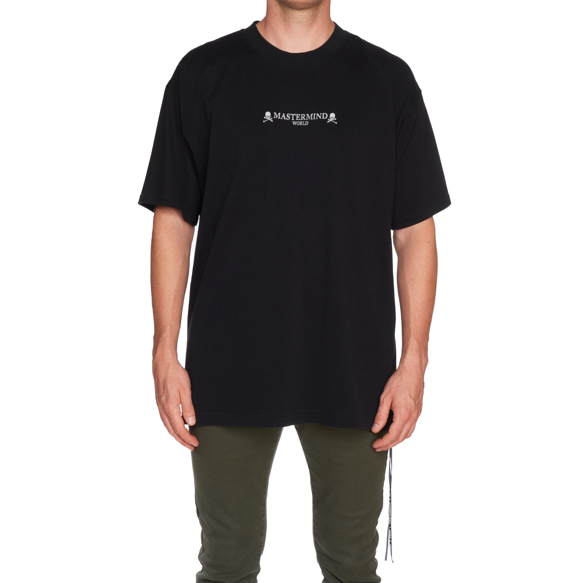 Lv Creation Solid Men Polo Neck Black T-shirt