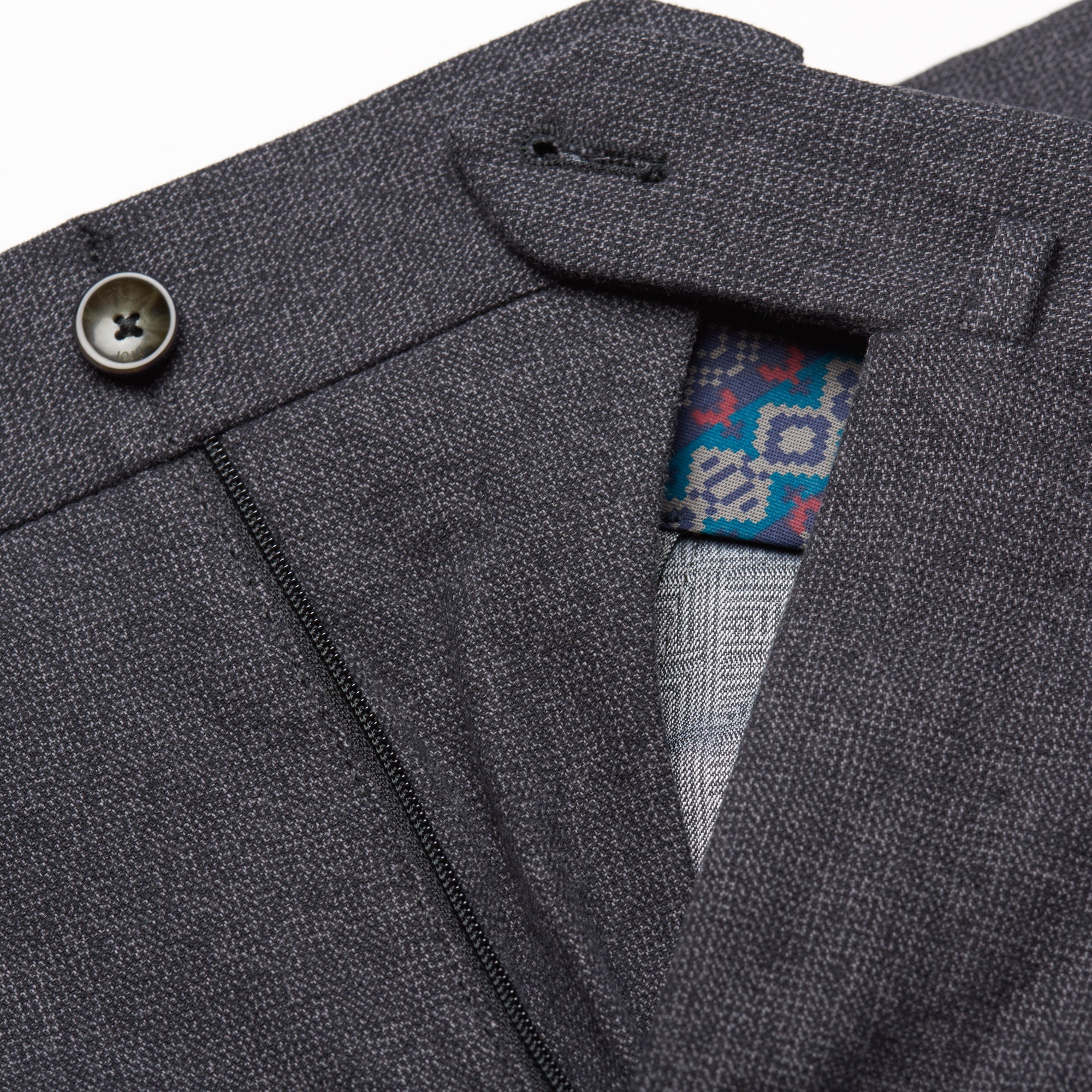 PT01 PANTALONI TORINO "Jacques" Gray Cotton Stretch Flat Front Pants NEW Slim PT01 PANTALONI TORINO