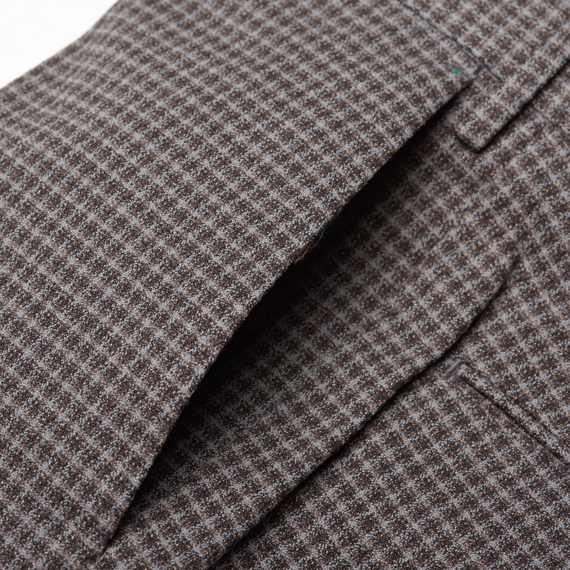 PT01 PANTALONI TORINO "Jacques" Gray Plaid Cotton Flat Front Pants NEW PT01 PANTALONI TORINO