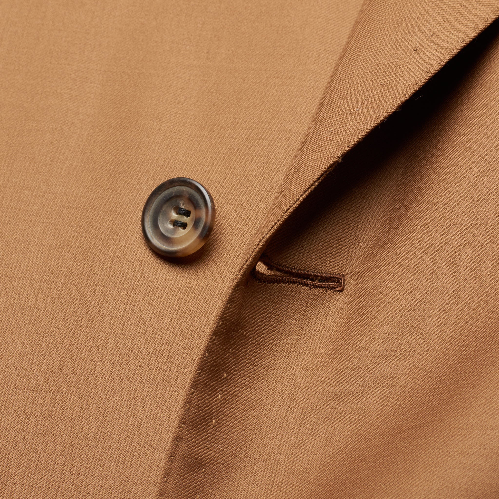 RUBINACCI Handmade Bespoke Khakie Wool DB Blazer Jacket EU 50 NEW US 40 RUBINACCI