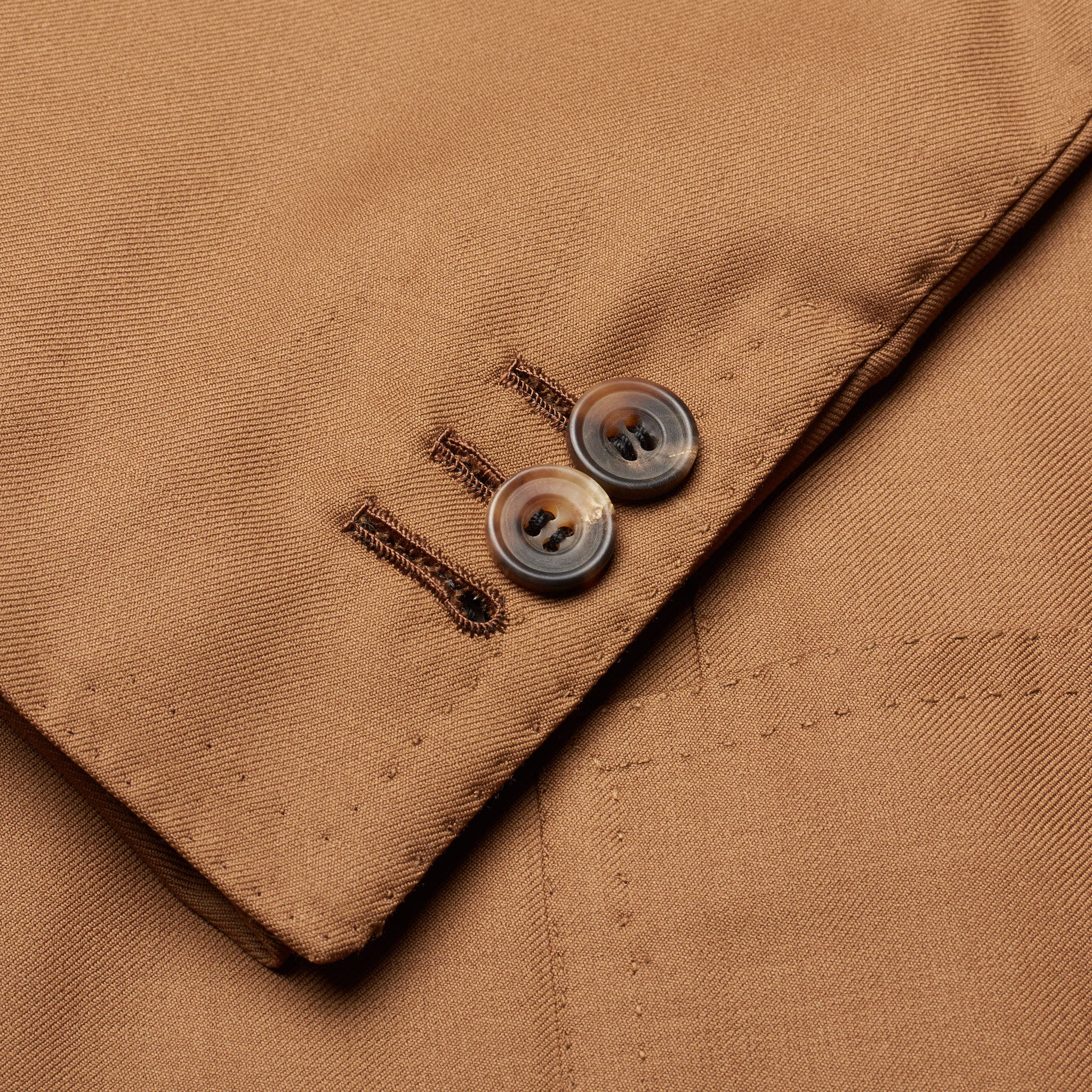 RUBINACCI Handmade Bespoke Khakie Wool DB Blazer Jacket EU 50 NEW US 40 RUBINACCI