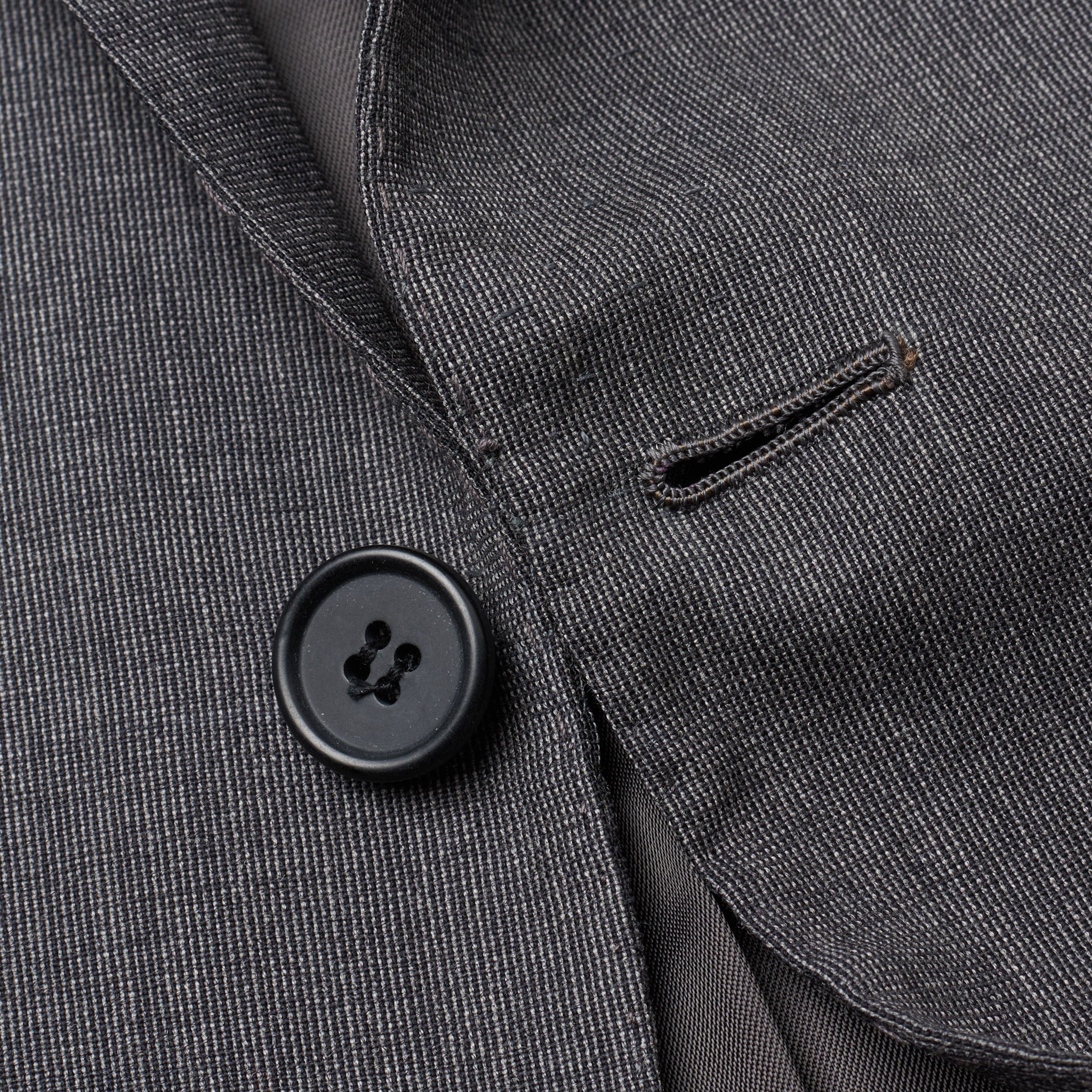 RUBINACCI LH Hand Made Bespoke Gray Wool Blazer Jacket EU 52 NEW US 40 42 RUBINACCI