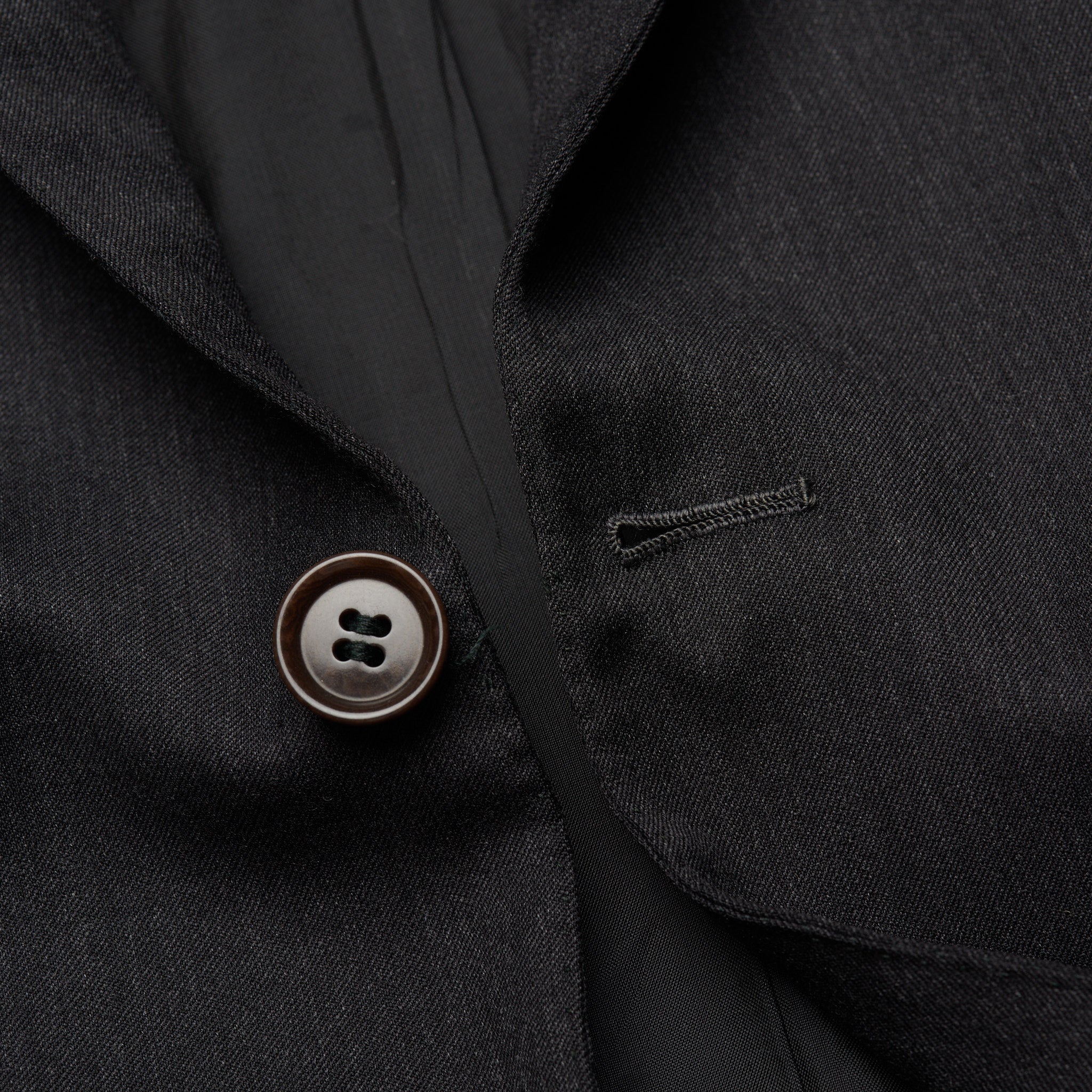 RUBINACCI LH Hand Made Bespoke Gray Wool Blazer Jacket EU 52 US 42 Athletic RUBINACCI