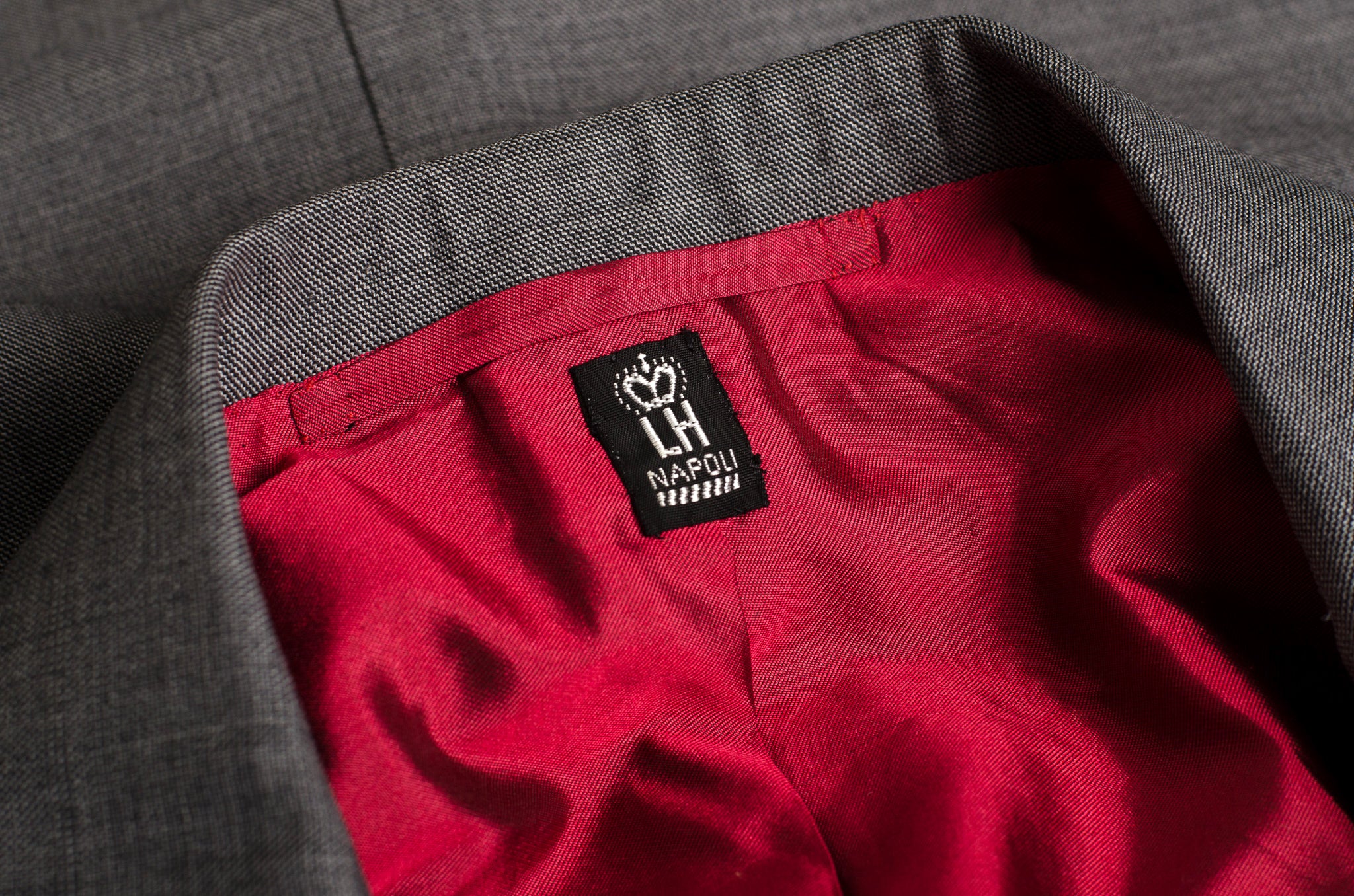 RUBINACCI Handmade Bespoke Gray Wool DB Blazer Jacket EU 50 NEW US 38 40 RUBINACCI