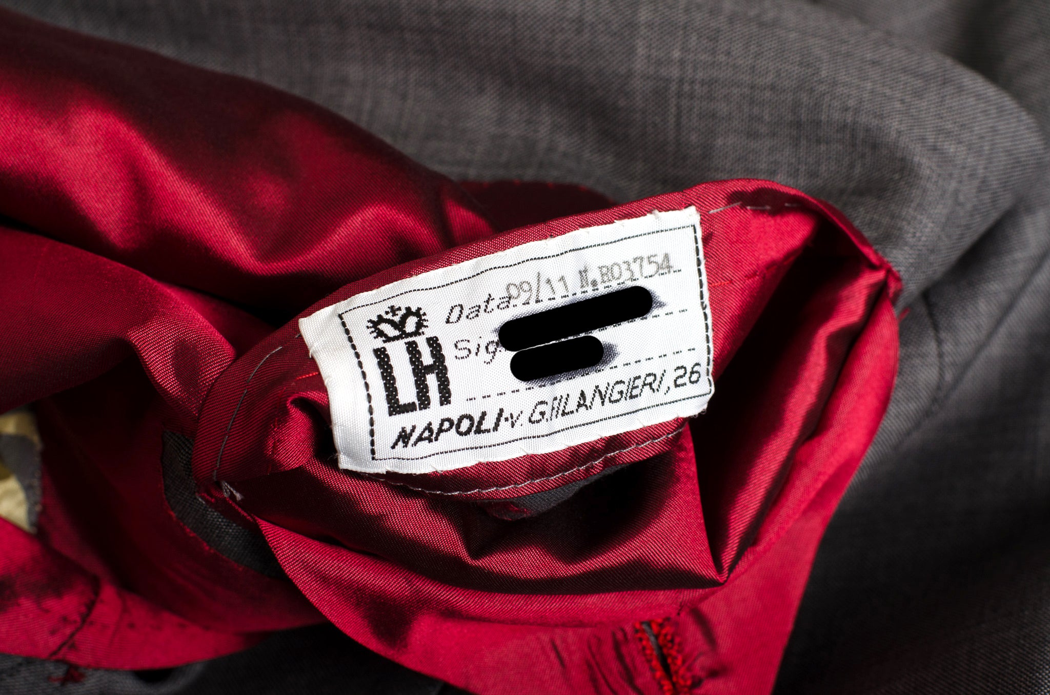 RUBINACCI Handmade Bespoke Gray Wool DB Blazer Jacket EU 50 NEW US 38 40 RUBINACCI