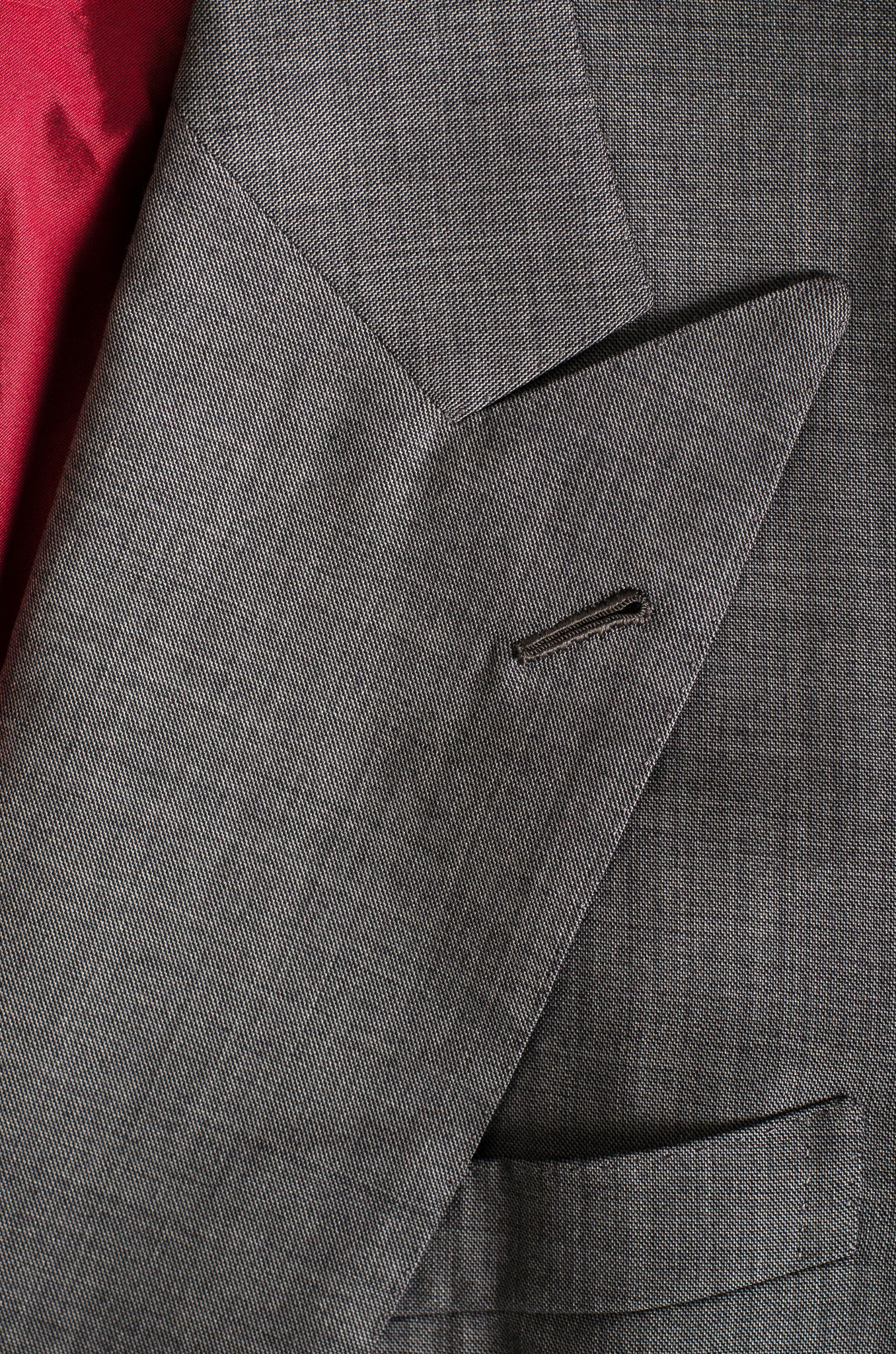 RUBINACCI Handmade Bespoke Gray Wool DB Blazer Jacket EU 50 NEW US 38 40 RUBINACCI