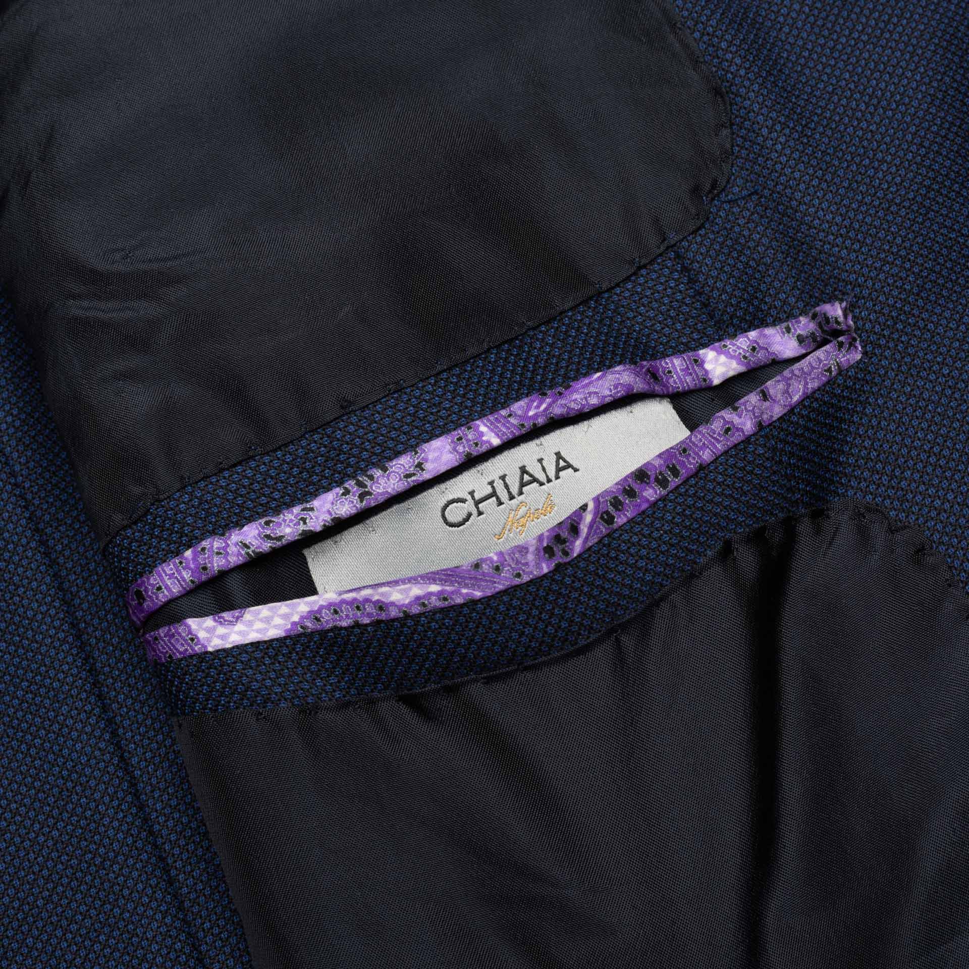 SARTORIA CHIAIA Bespoke Blue CERRUTI Wool Super 130's Jacket EU 46 US 36 Long SARTORIA CHIAIA