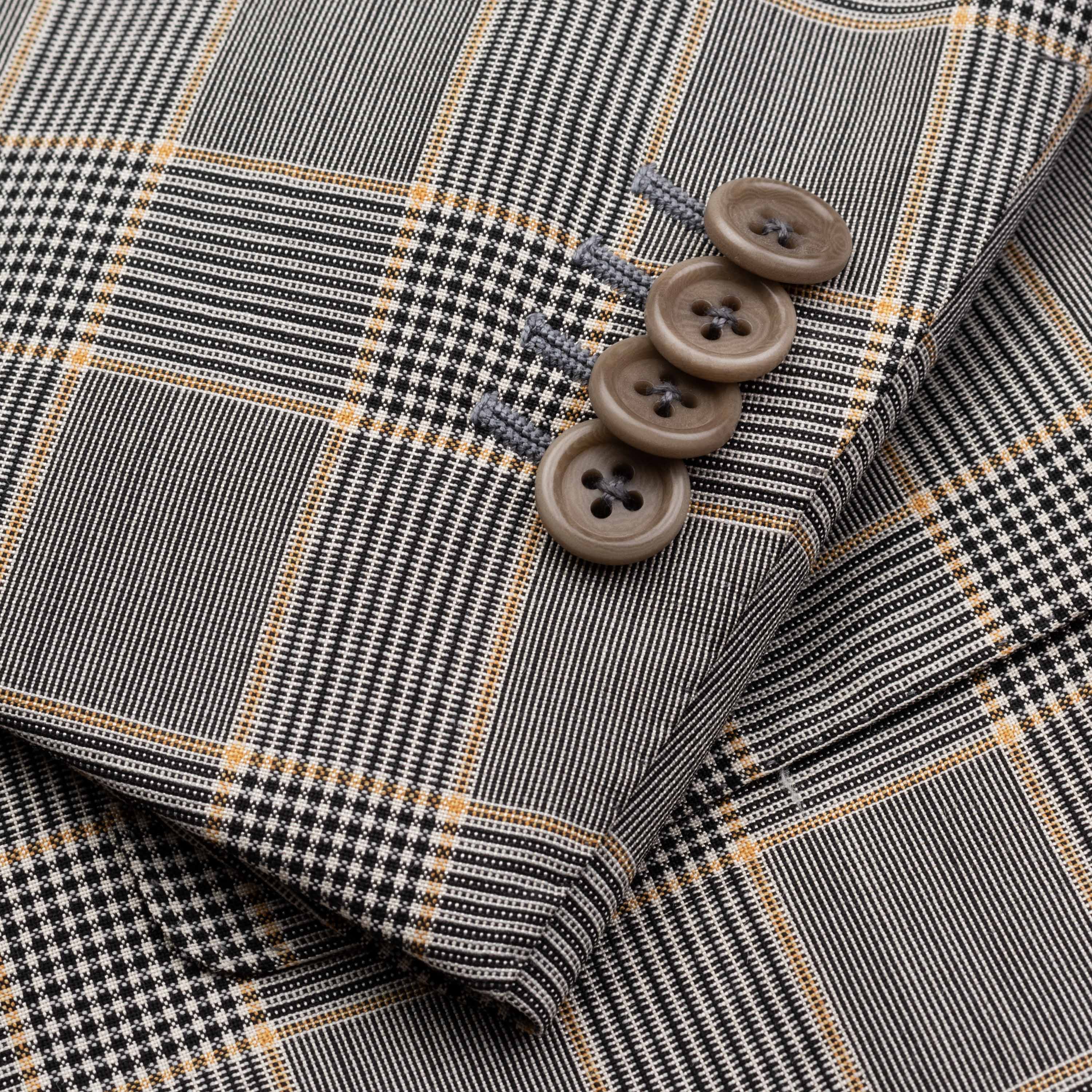 SARTORIA CASTANGIA Gray Prince of Wales Wool-Silk Sport Coat Jacket NEW CASTANGIA