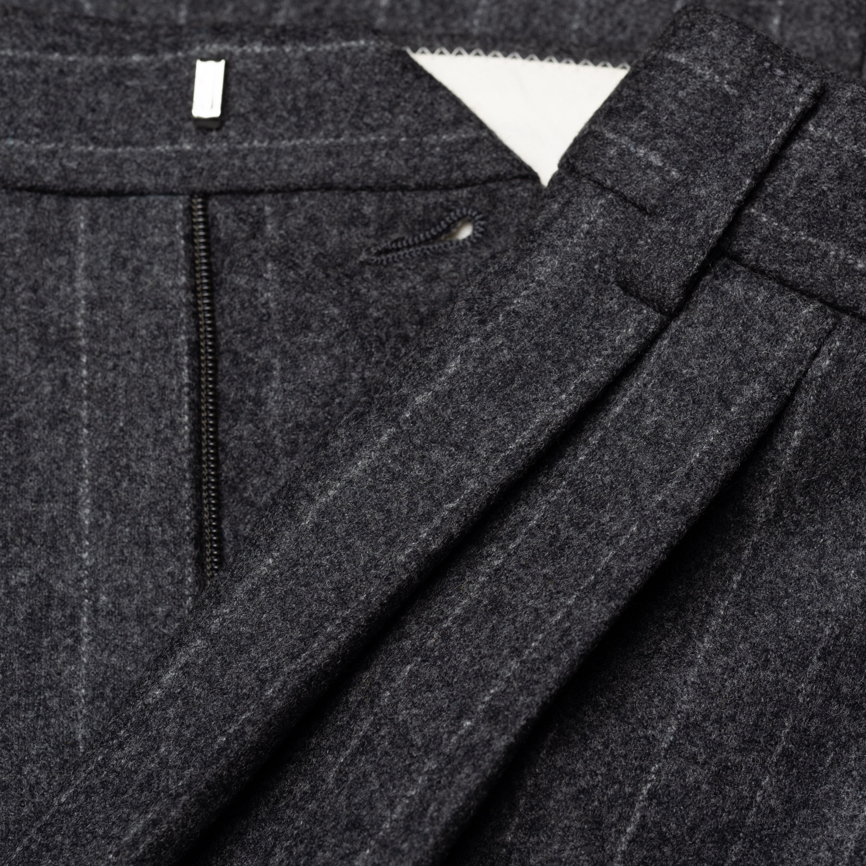 SARTORIA CASTANGIA Handmade Gray Striped Wool Flannel Suit EU 52 NEW US 42 CASTANGIA