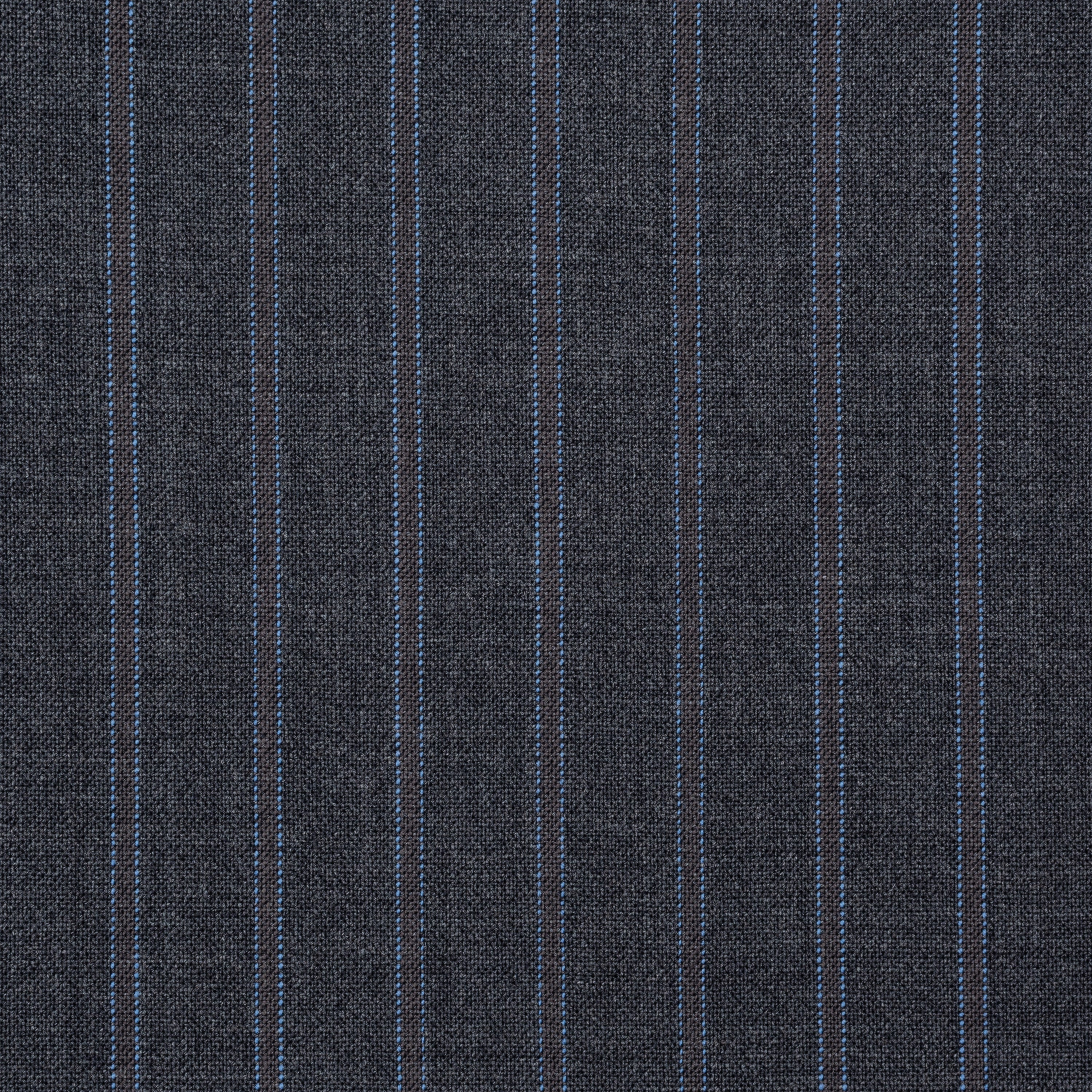 SARTORIA CASTANGIA Gray Striped Wool Super 110's Business Suit EU 48 NEW US 38 CASTANGIA