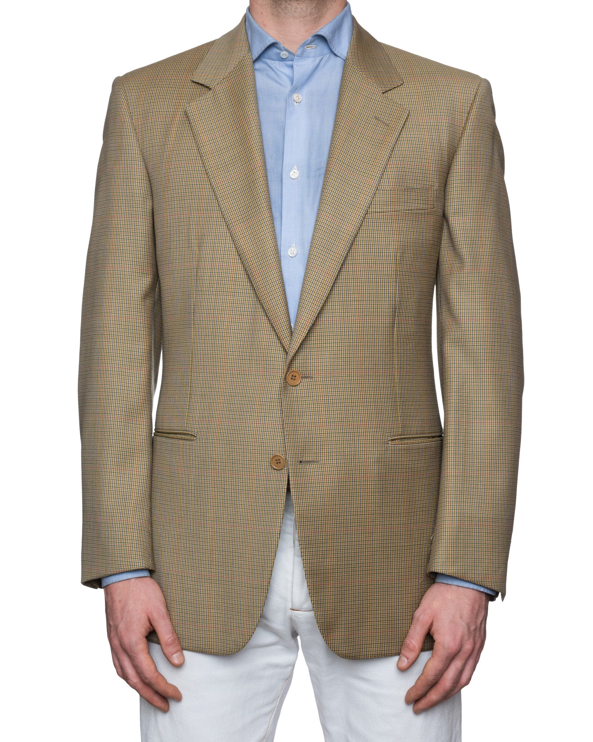 SARTORIA CASTANGIA Gun Club Plaid Wool Sport Coat Jacket EU 52 NEW US 42 CASTANGIA