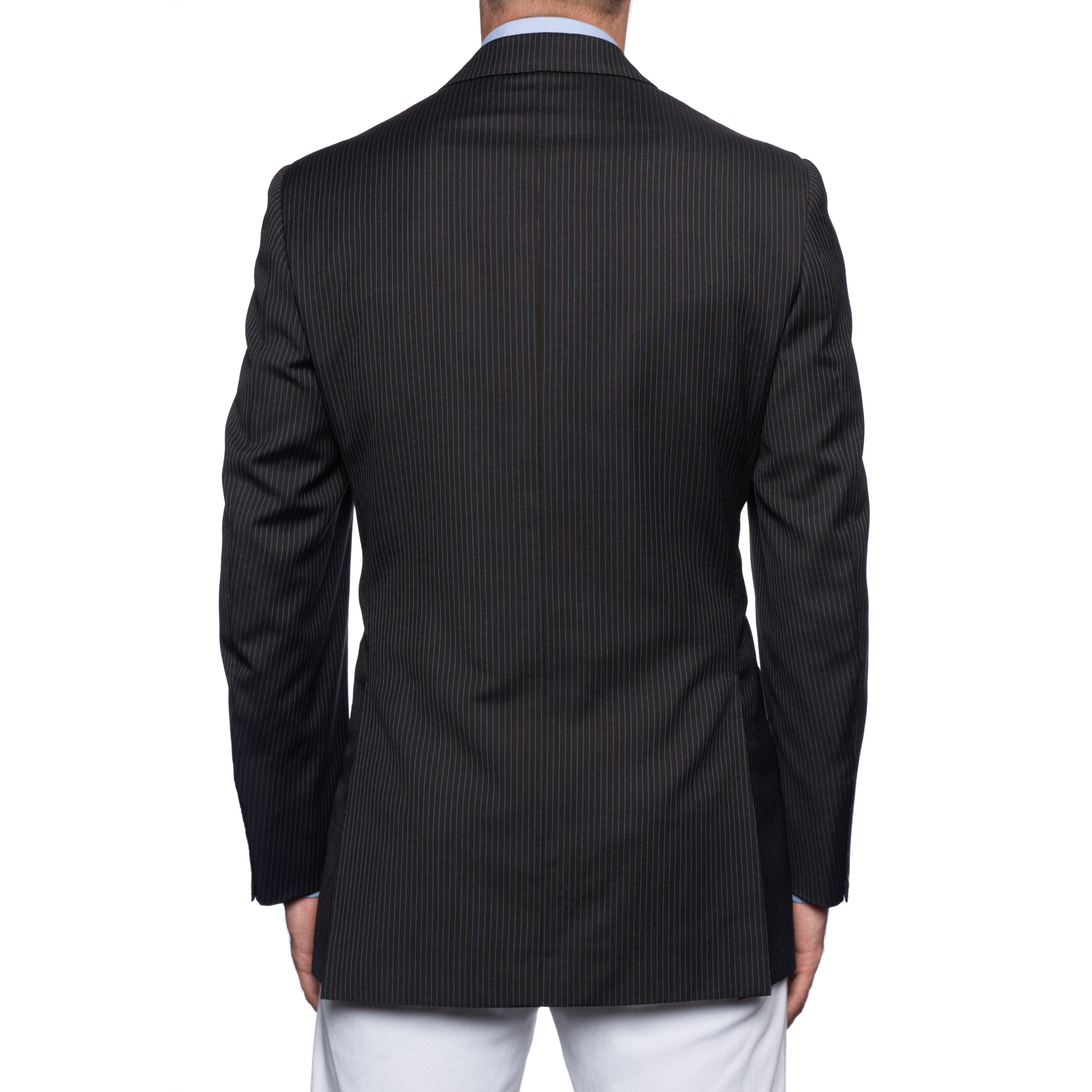 SARTORIA CASTANGIA Handmade Brown Striped Wool Sport Coat Jacket NEW CASTANGIA