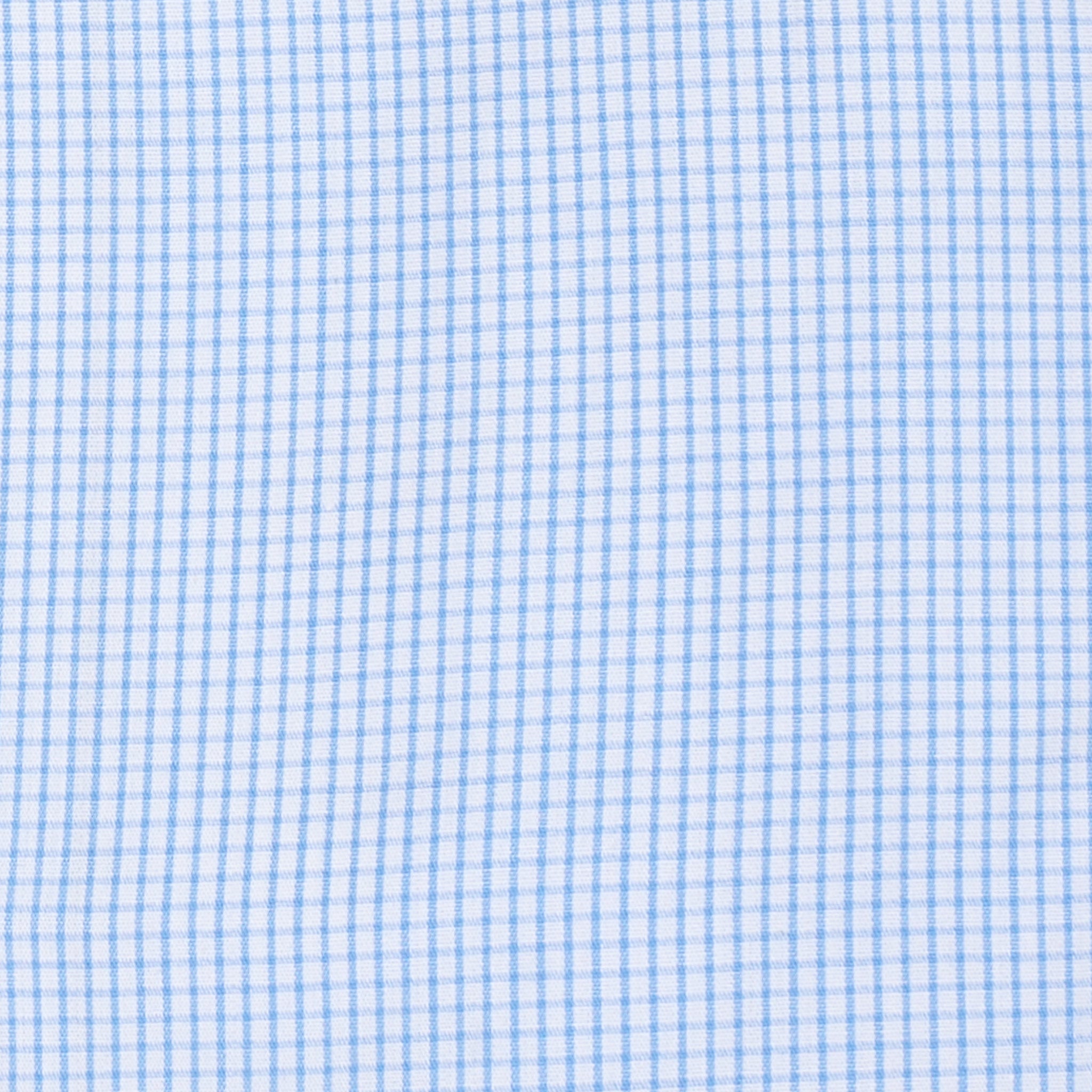 SARTORIO by KITON Light Blue Checkered Cotton Dress Shirt NEW Slim Fit 39 SARTORIO