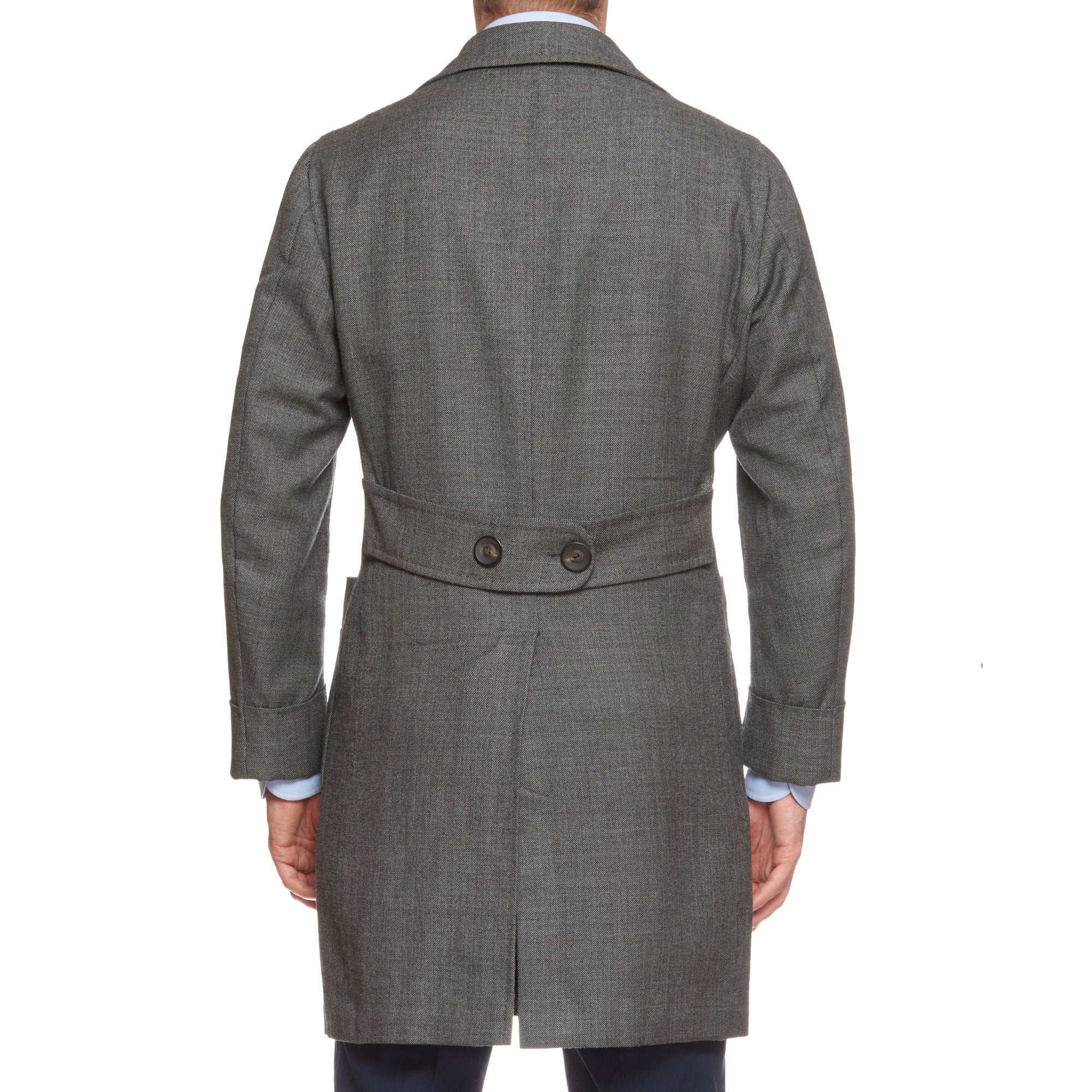 STILE LATINO Napoli Gray Wool Coat EU 48 US 38 STILE LATINO