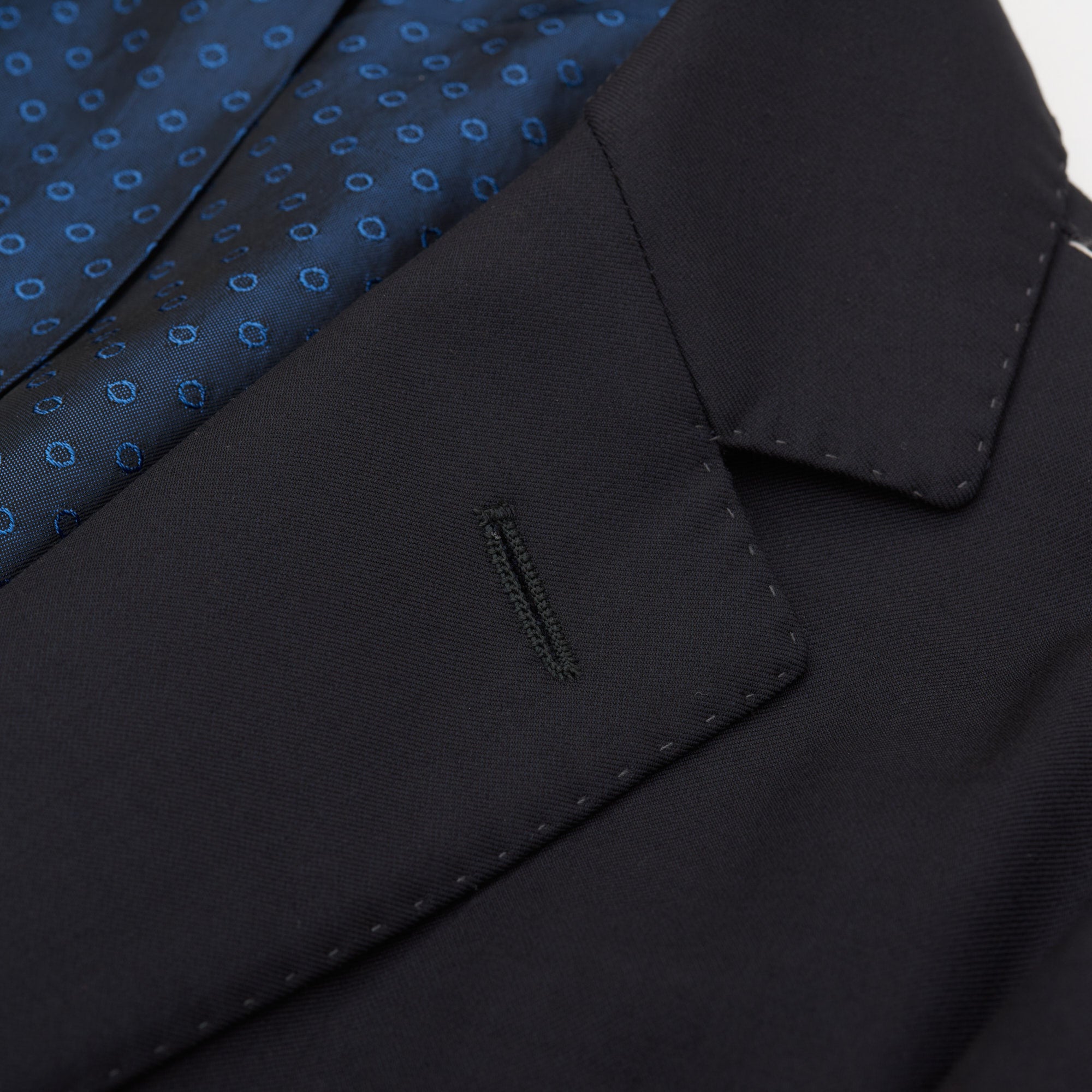 STILE LATINO Napoli Midnight Blue Wool Super 150's Coat EU 48 NEW US 38 STILE LATINO