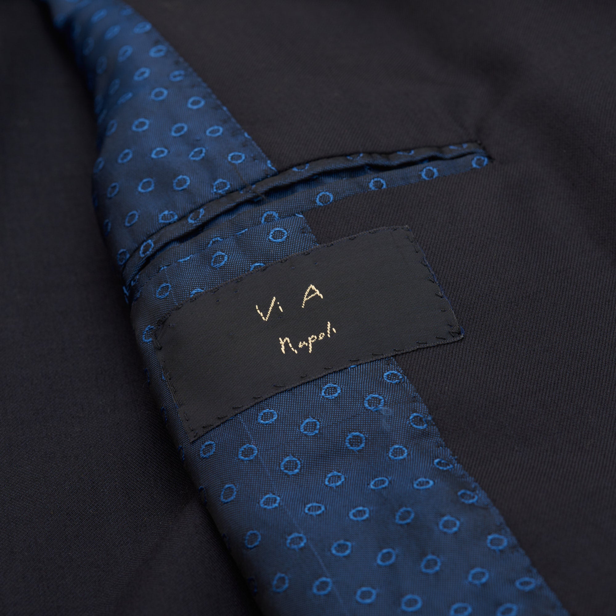 STILE LATINO Napoli Midnight Blue Wool Super 150's Coat EU 48 NEW US 38 STILE LATINO