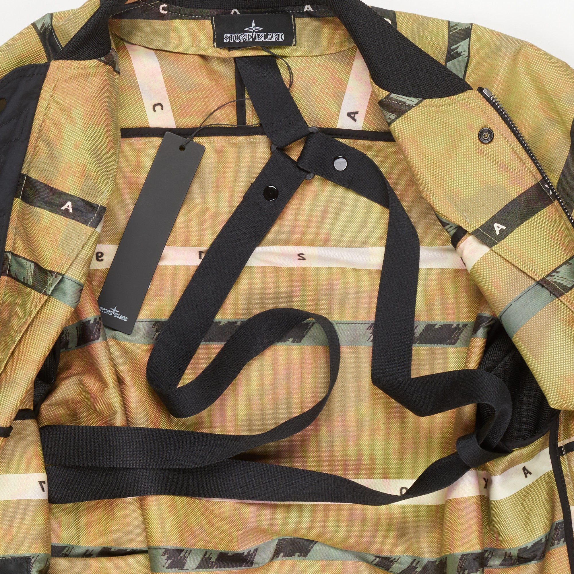 STONE ISLAND Shadow Project Dpm Chime Jacquard Bomber Jacket NEW M STONE ISLAND