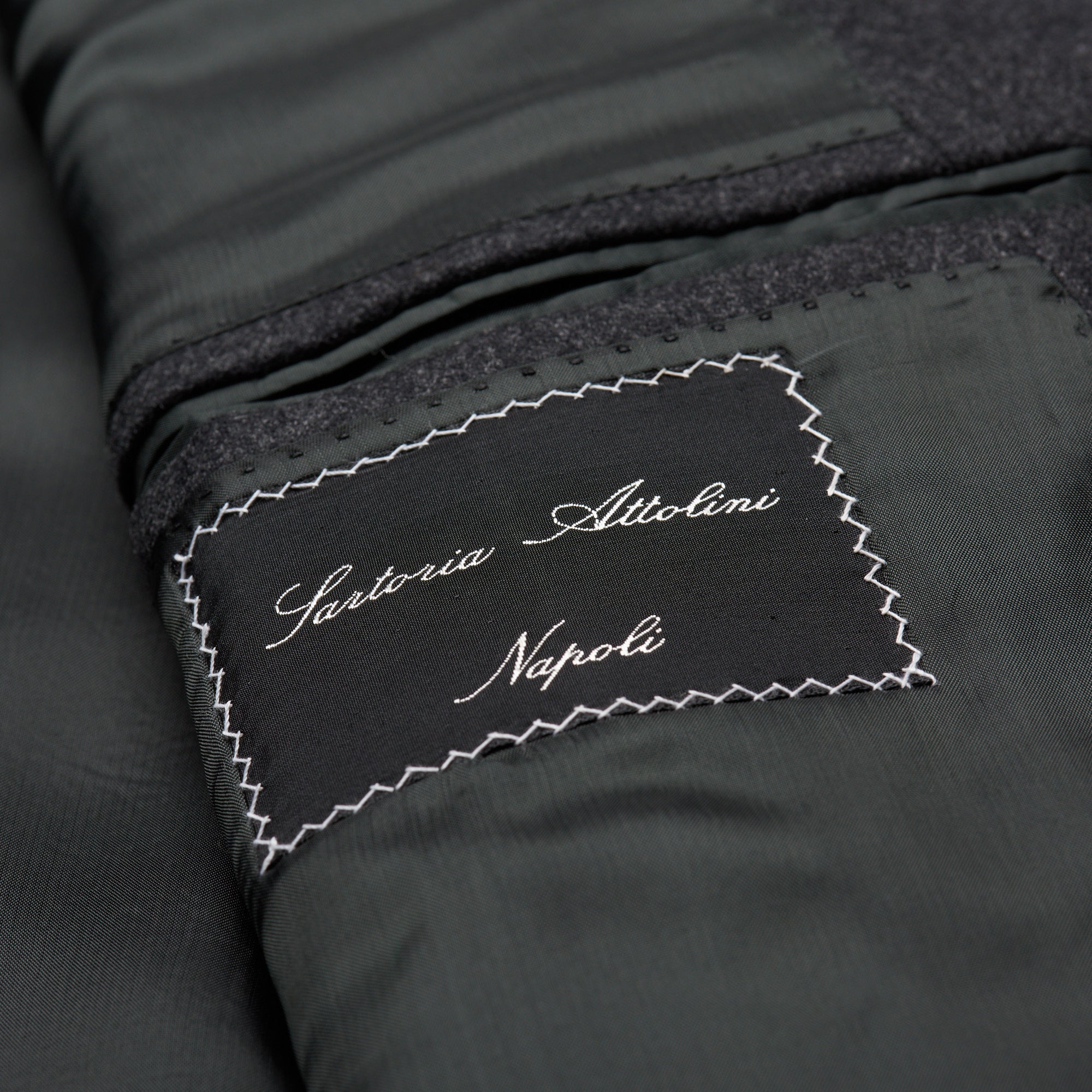 Sartoria CESARE ATTOLINI Napoli Handmade Gray Super 110's Suit 62 NEW US 52 CESARE ATTOLINI