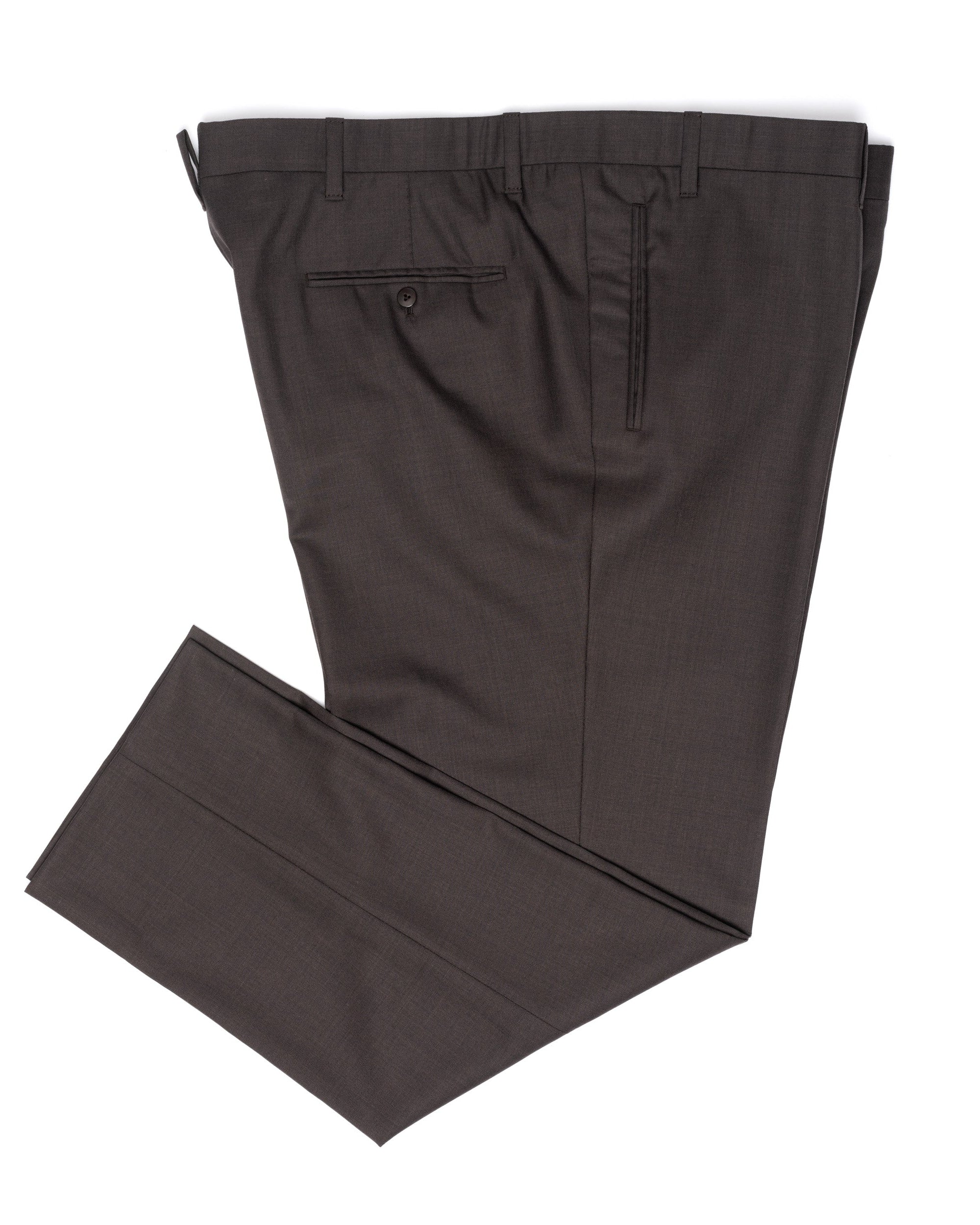 Sartoria CHIAIA Bespoke Ariston Wool Flat Front Dress Pants 62 NEW US 46 Big Siz SARTORIA CHIAIA