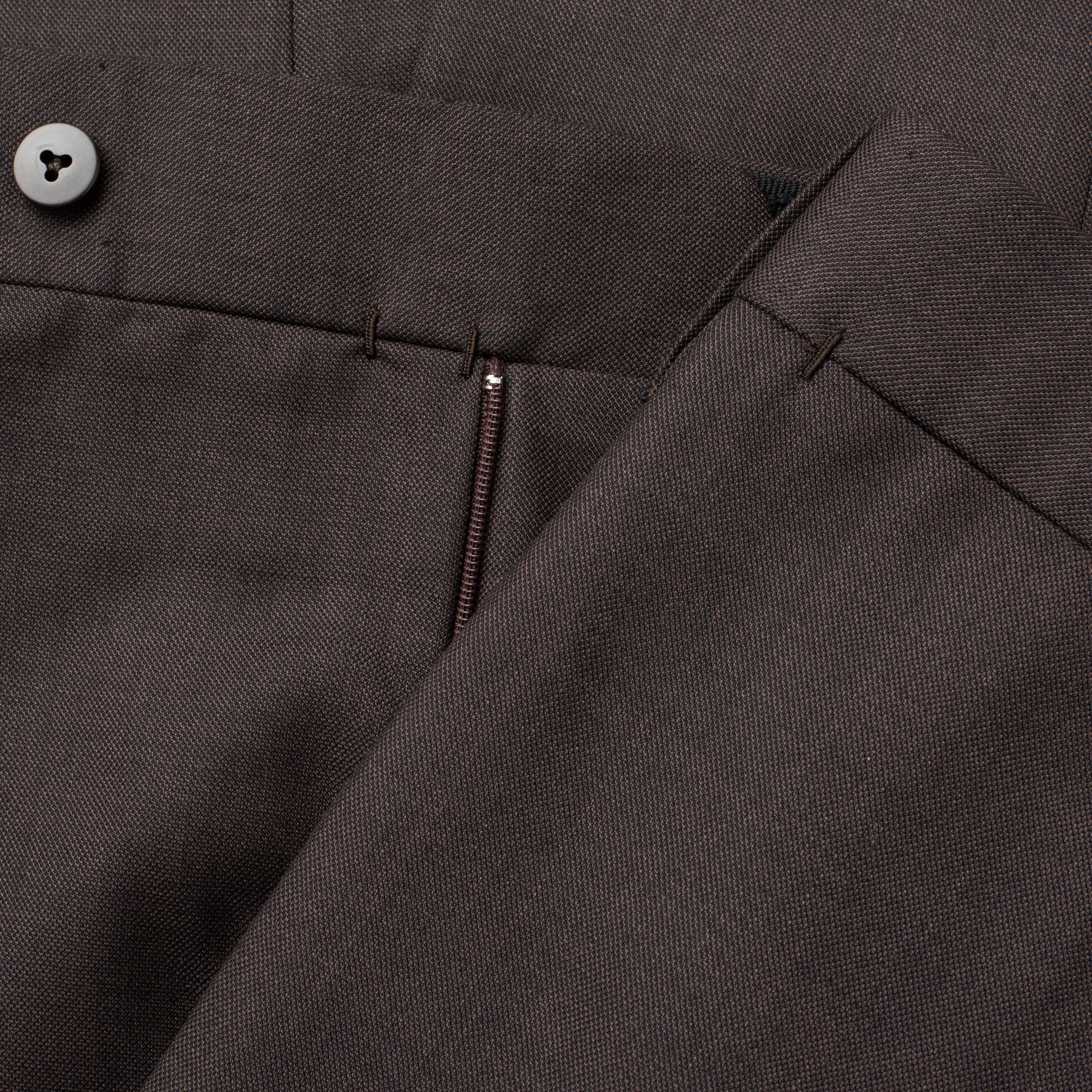 Sartoria CHIAIA Bespoke Ariston Wool Flat Front Dress Pants 62 NEW US 46 Big Siz SARTORIA CHIAIA