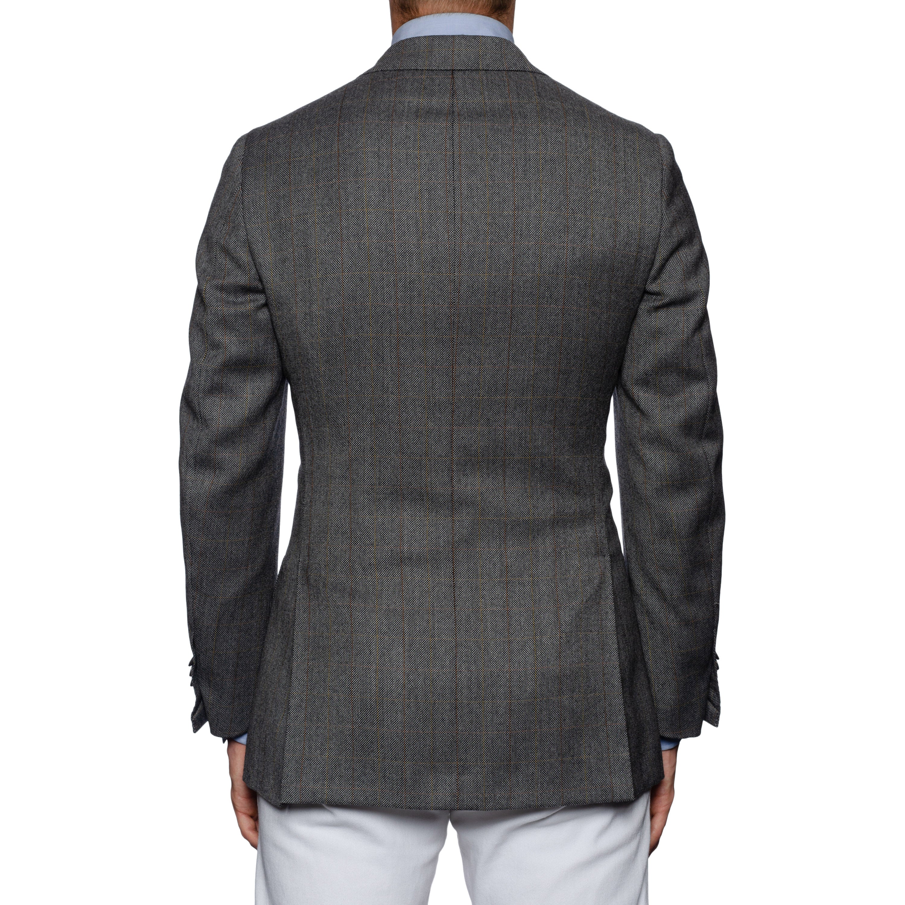 SARTORIA CASTANGIA Handmade Gray Wool Sport Coat Jacket EU 50 NEW US 40 CASTANGIA