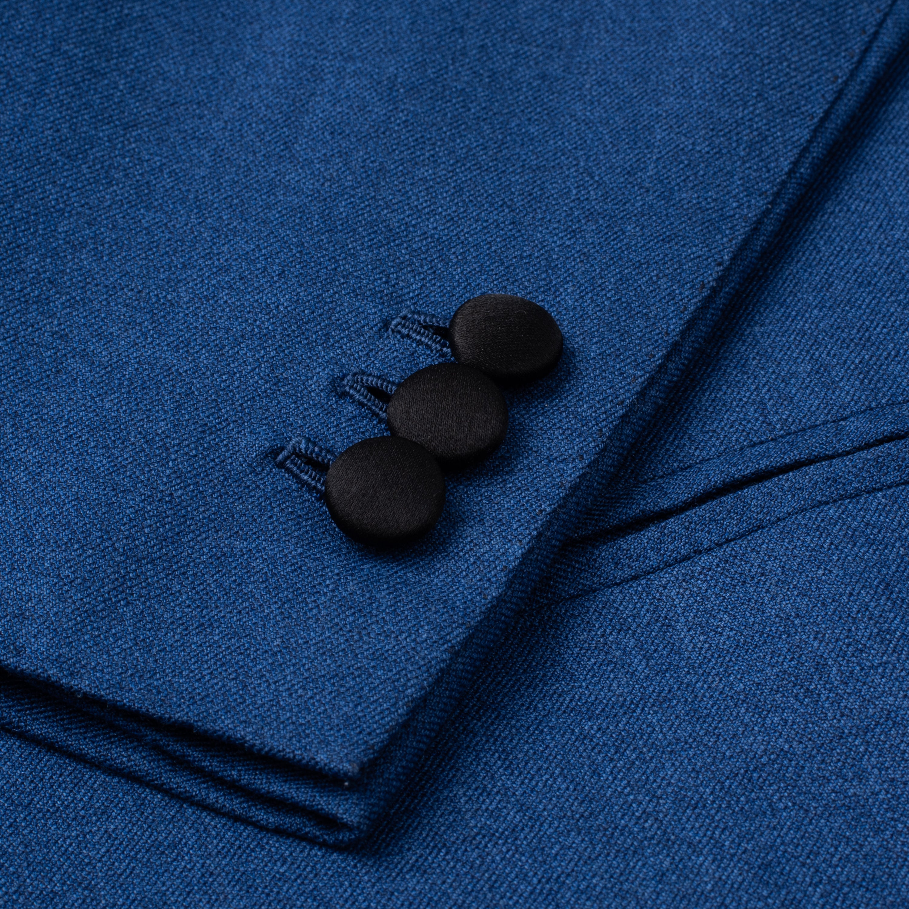 Sartoria CHIAIA Bespoke Handmade Blue Wool Super 150's DB Tuxedo Suit 52 NEW 42 SARTORIA CHIAIA