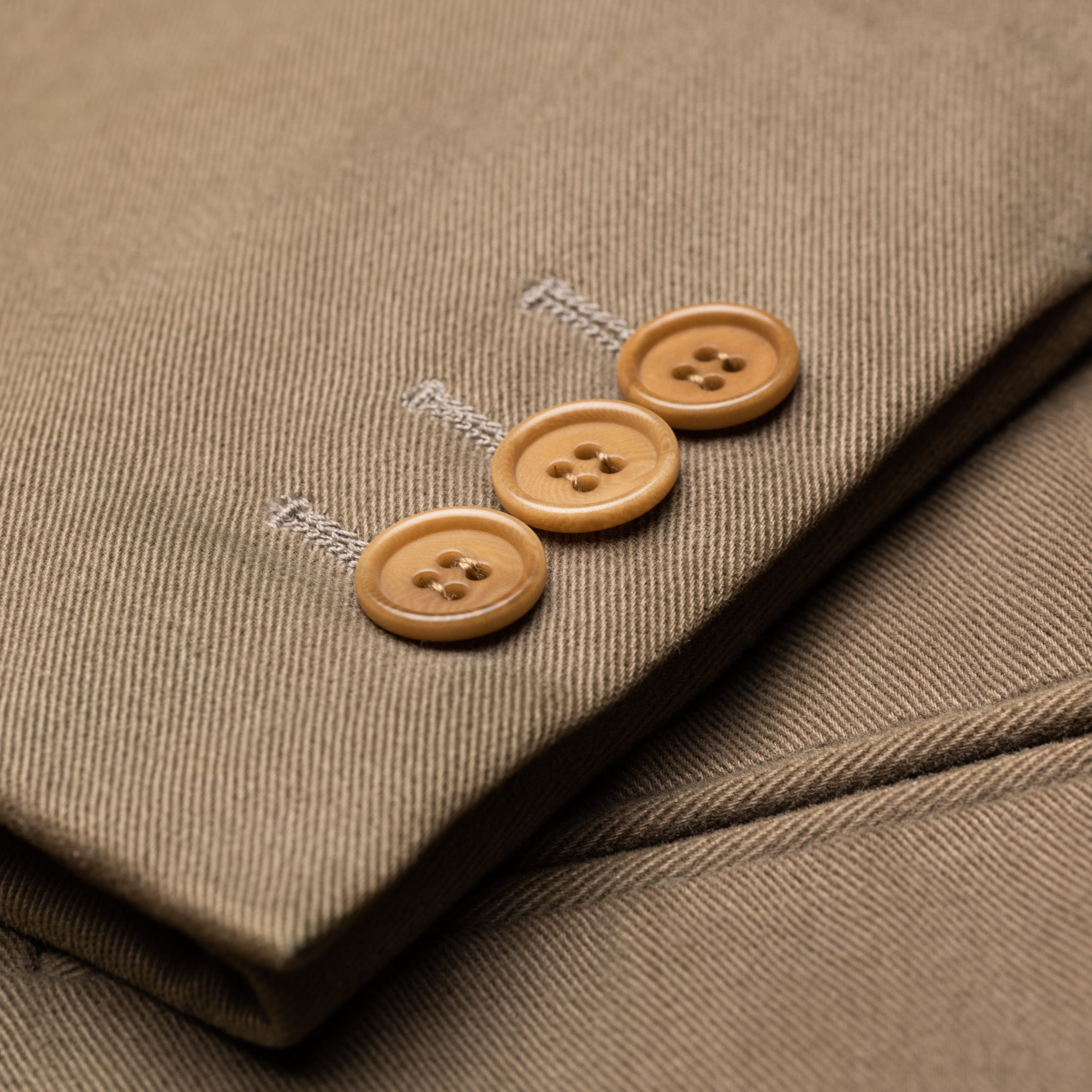 SARTORIA CASTANGIA Olive Twill Cotton Velvet Suit EU 50 NEW US 40 CASTANGIA