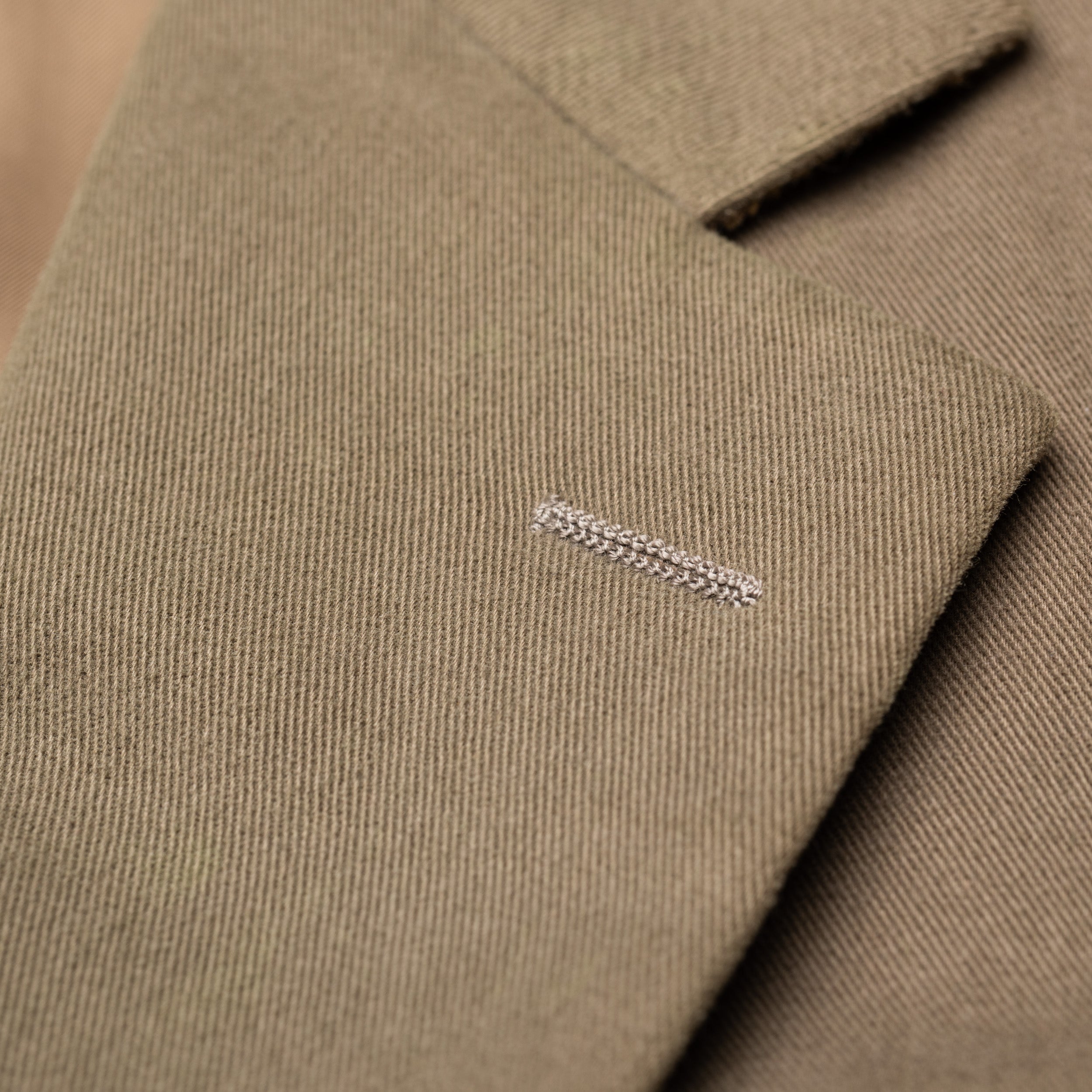 SARTORIA CASTANGIA Olive Twill Cotton Velvet Suit EU 50 NEW US 40 CASTANGIA