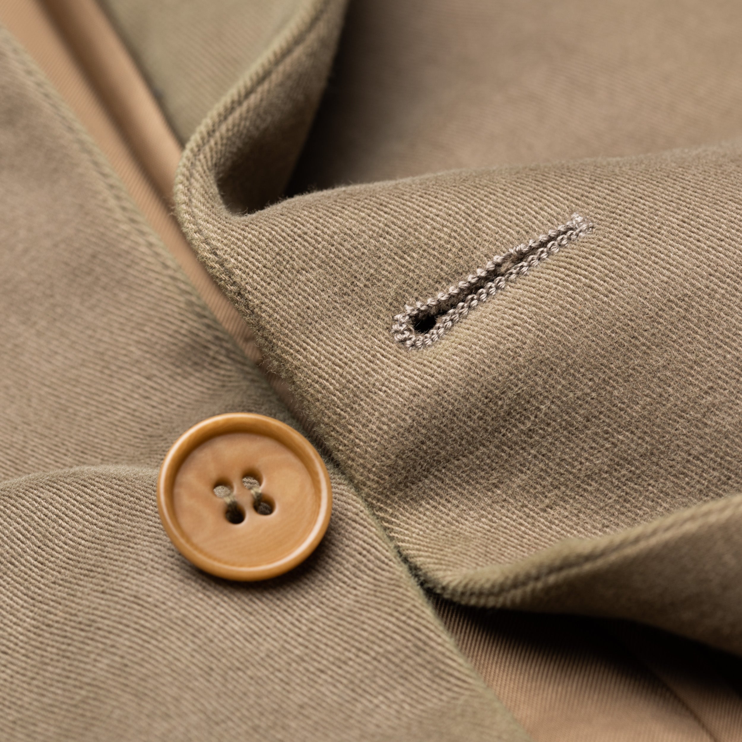 SARTORIA CASTANGIA Olive Twill Cotton Velvet Suit EU 50 NEW US 40 CASTANGIA