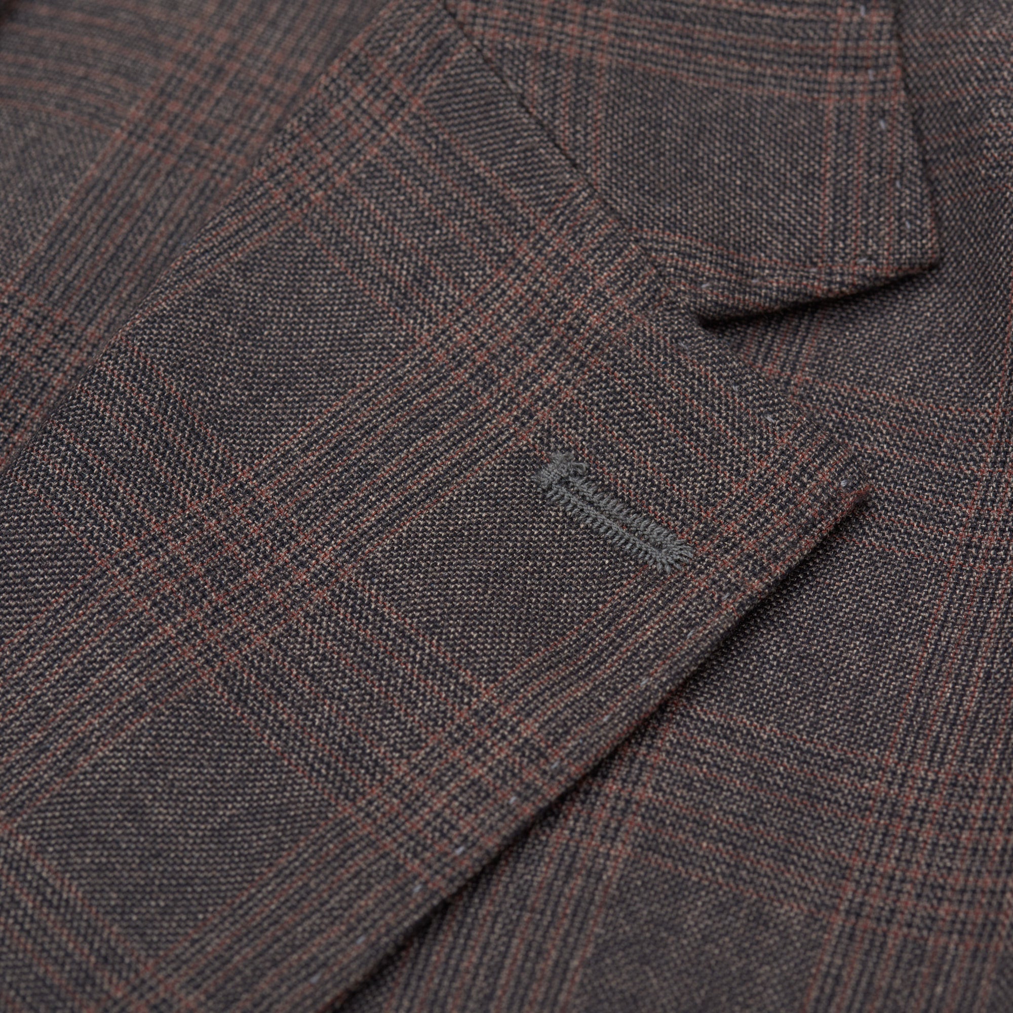 VINCENZO PALUMBO Napoli Brown Plaid Wool Unlined Suit NEW VINCENZO PALUMBO