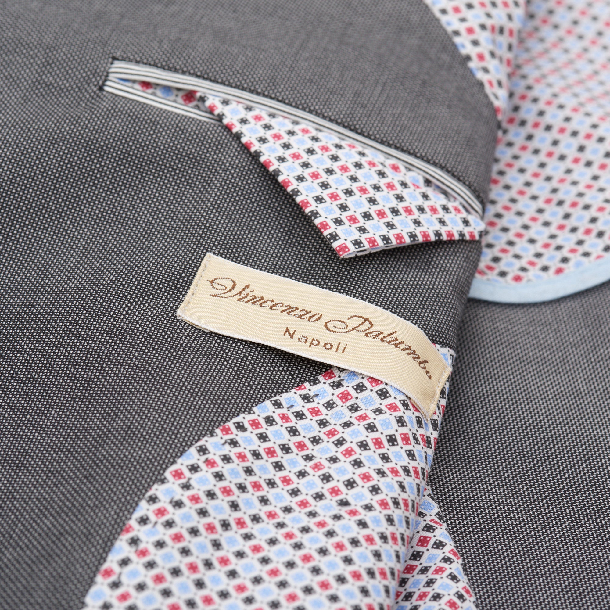 VINCENZO PALUMBO Napoli Gray Patterned Wool Business Suit NEW VINCENZO PALUMBO