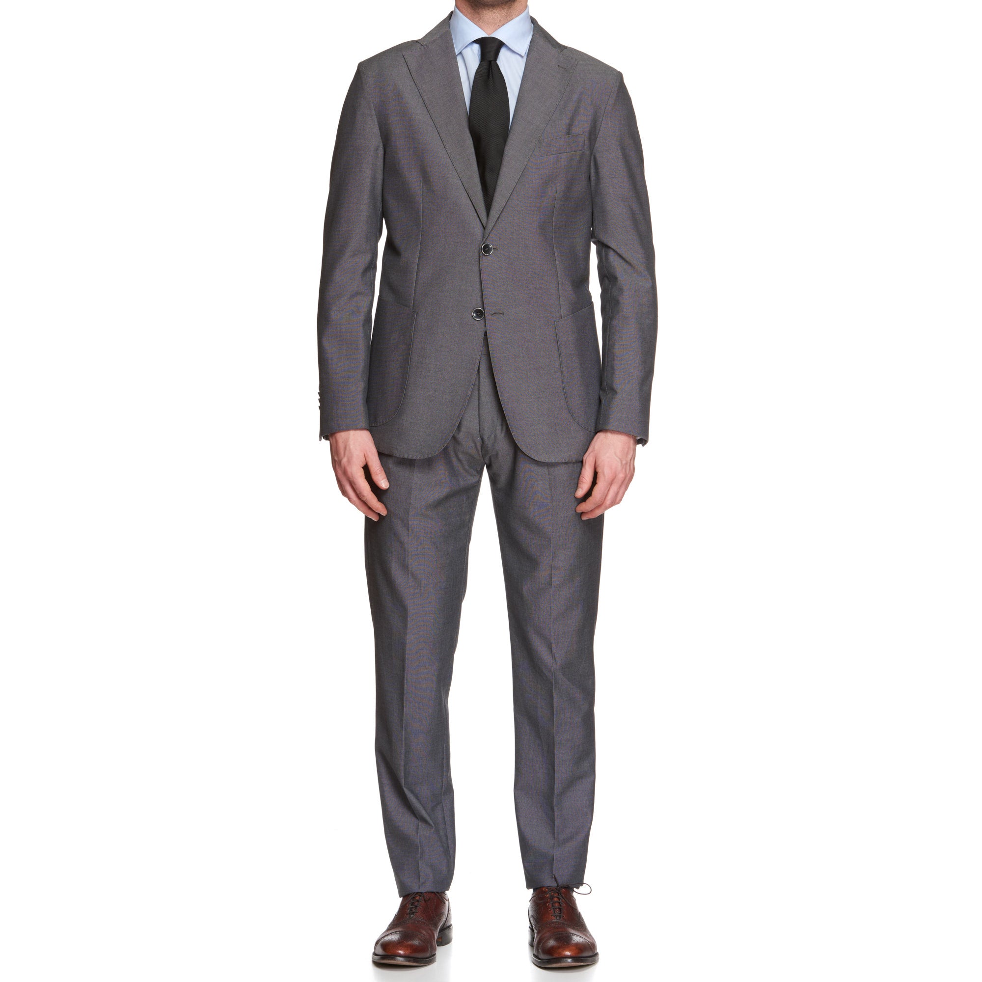 VINCENZO PALUMBO Napoli Gray Patterned Wool Business Suit NEW VINCENZO PALUMBO