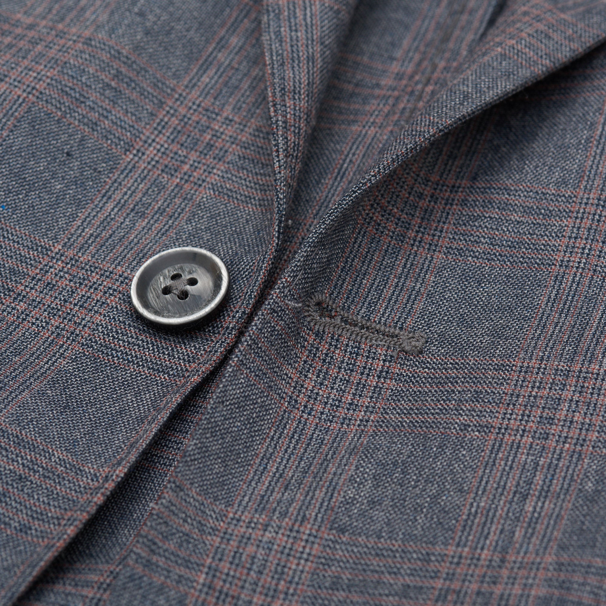 VINCENZO PALUMBO Napoli Gray Plaid Wool Unlined Suit NEW VINCENZO PALUMBO