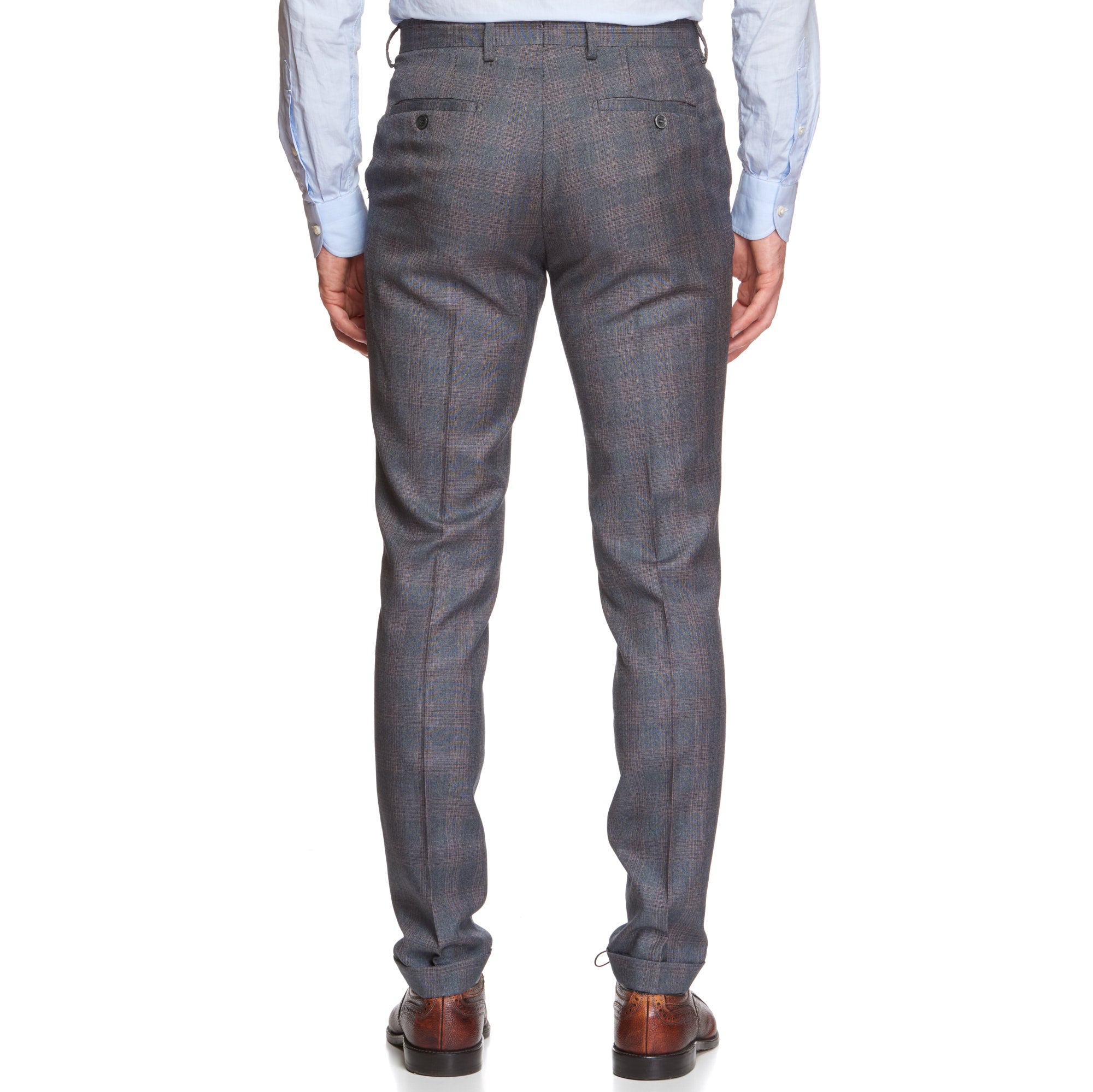 VINCENZO PALUMBO Napoli Gray Plaid Wool Unlined Suit NEW VINCENZO PALUMBO